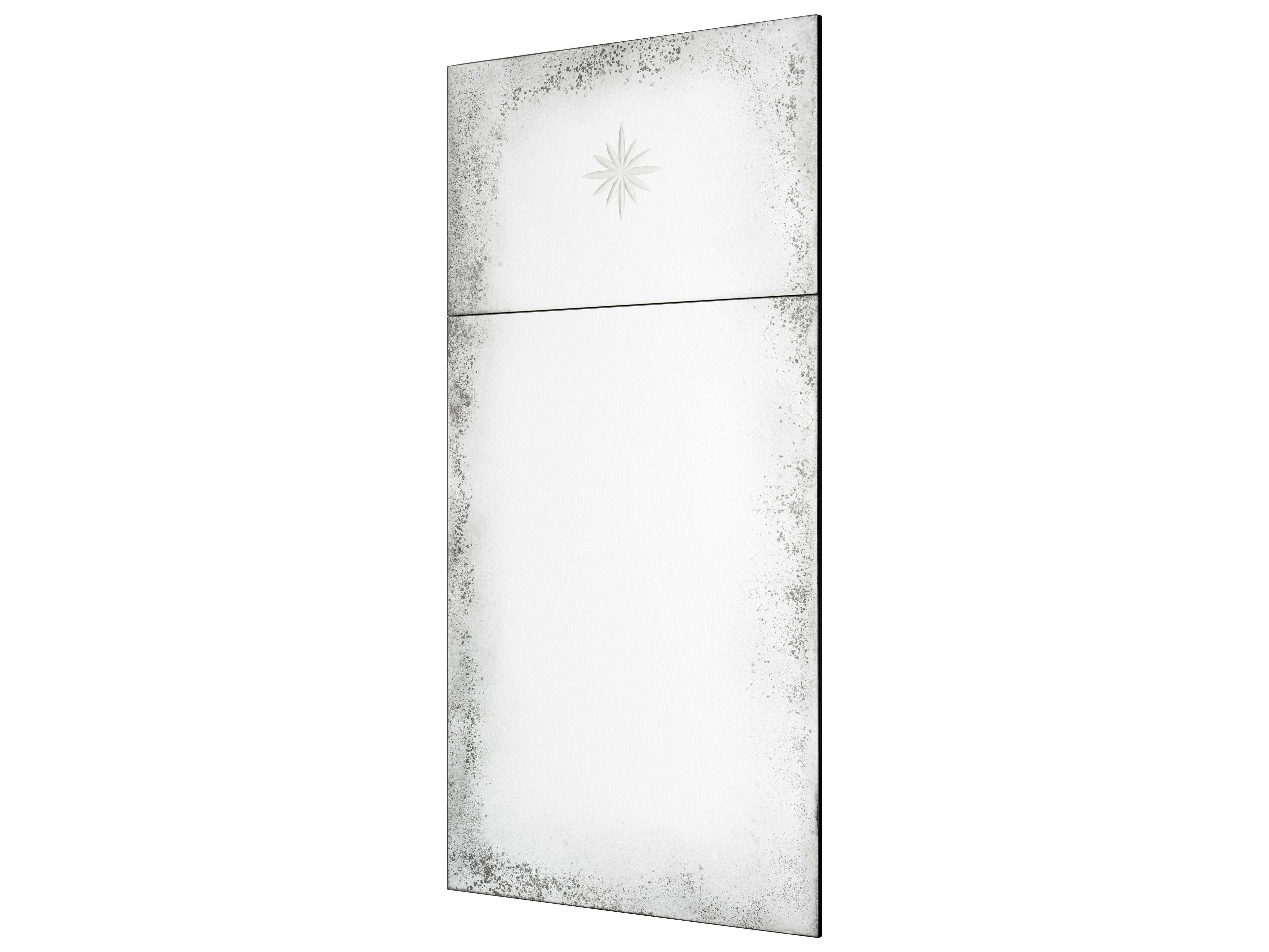Mirror Home Antiqued Trumeau Rectangular Wall Mirror