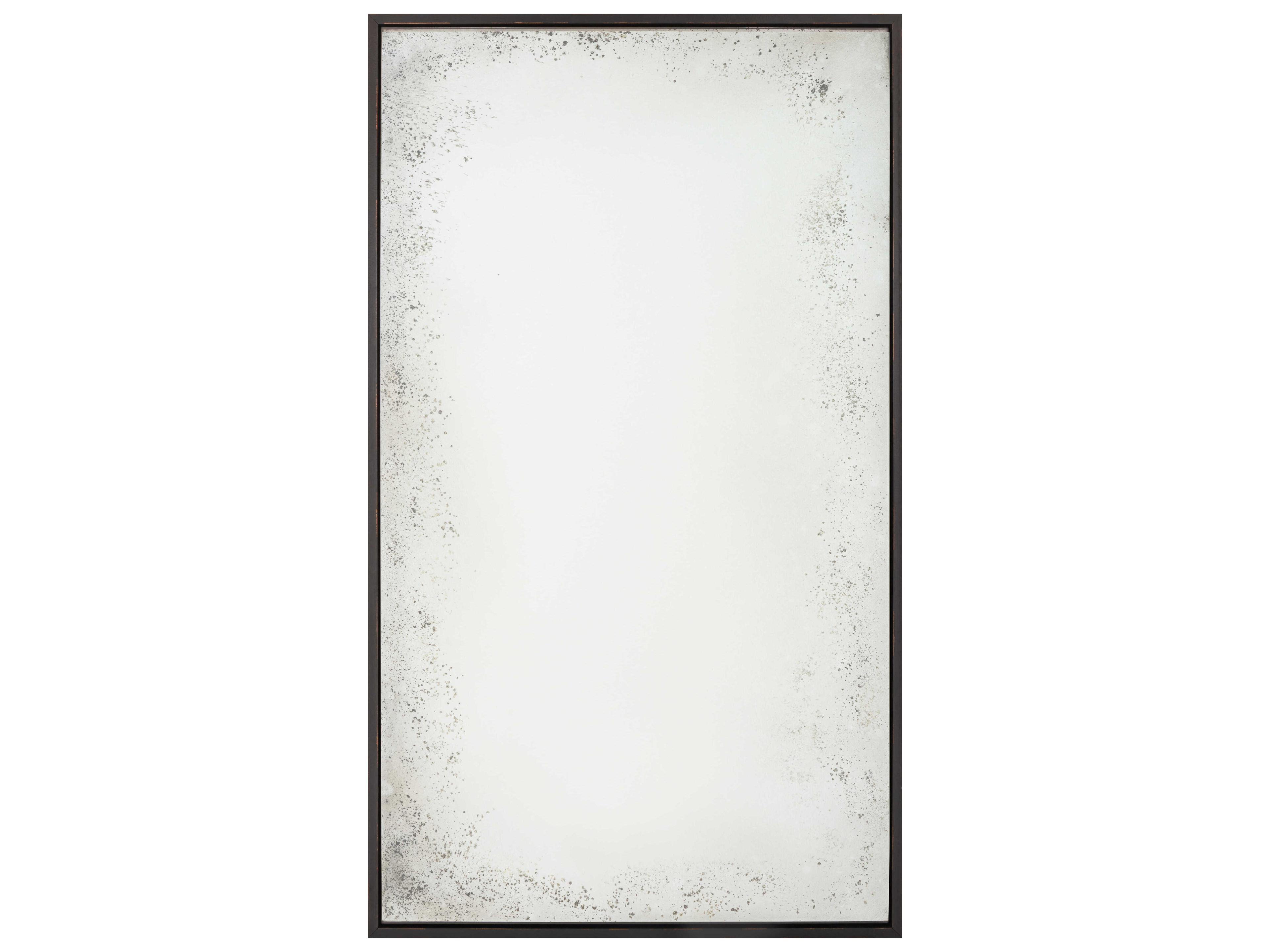 Mirror Home Rustic Ebony Rectangular Wall Mirror