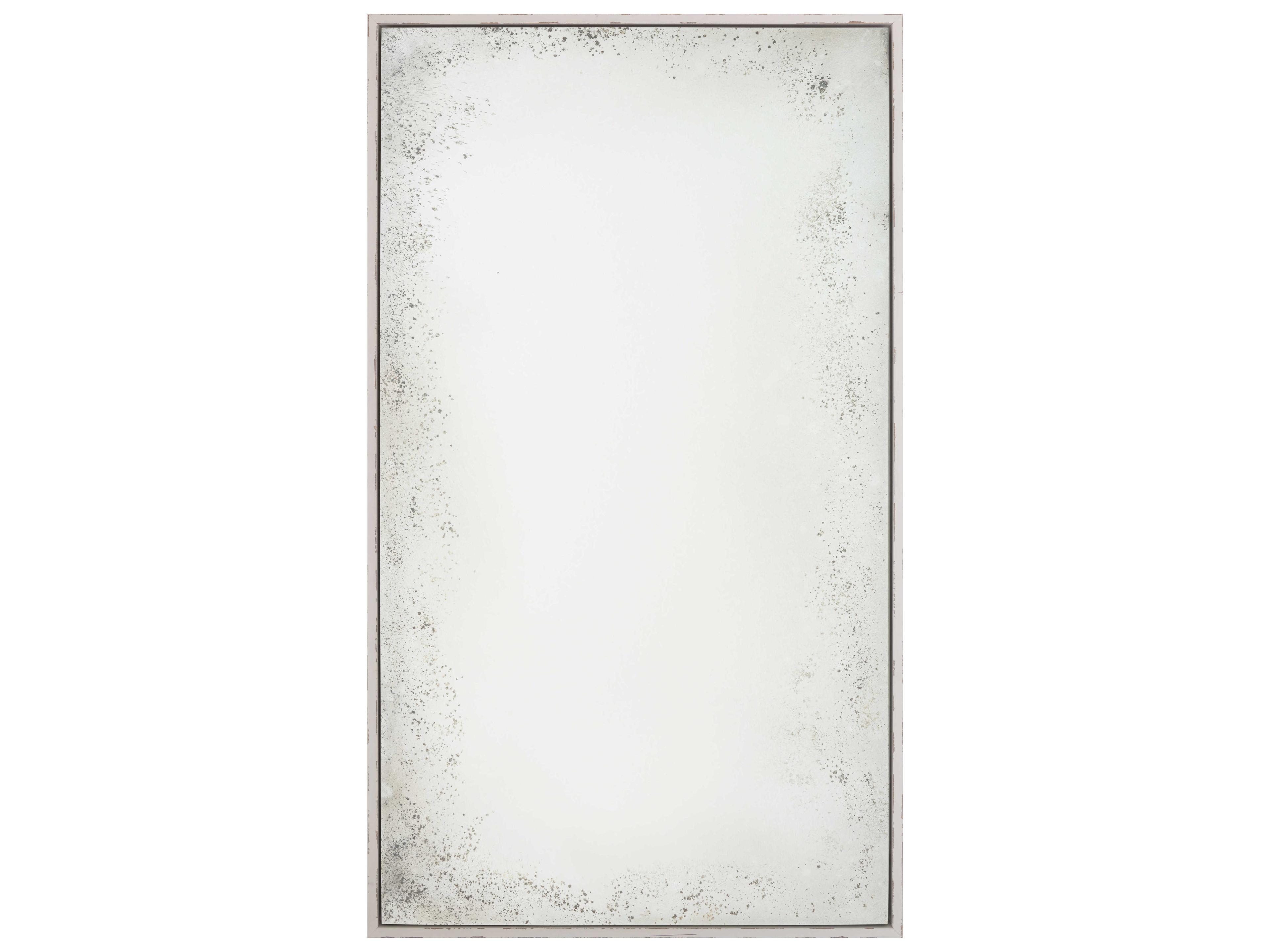 Mirror Home Rustic White Rectangular Wall Mirror