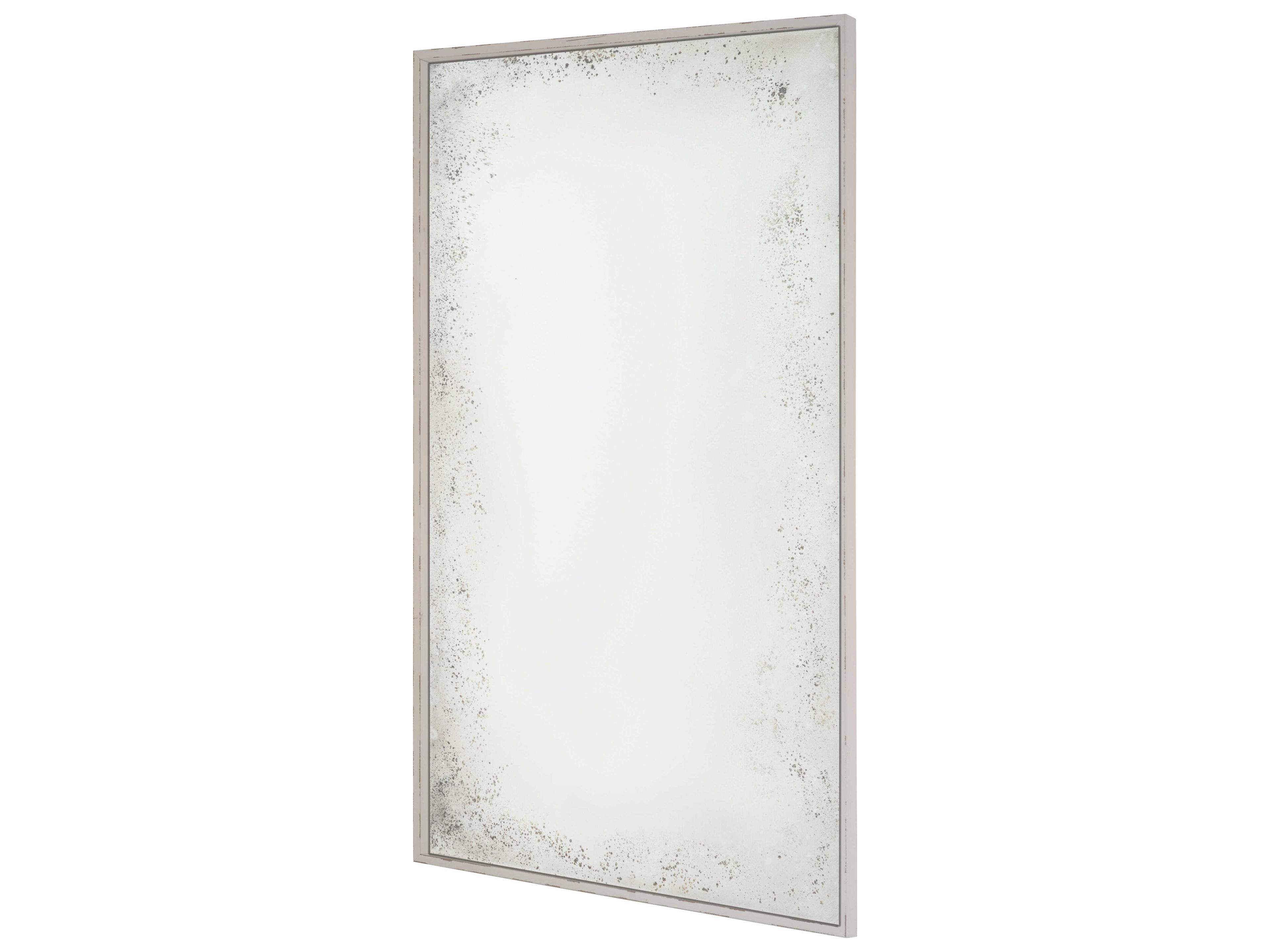 Mirror Home Rustic White Rectangular Wall Mirror