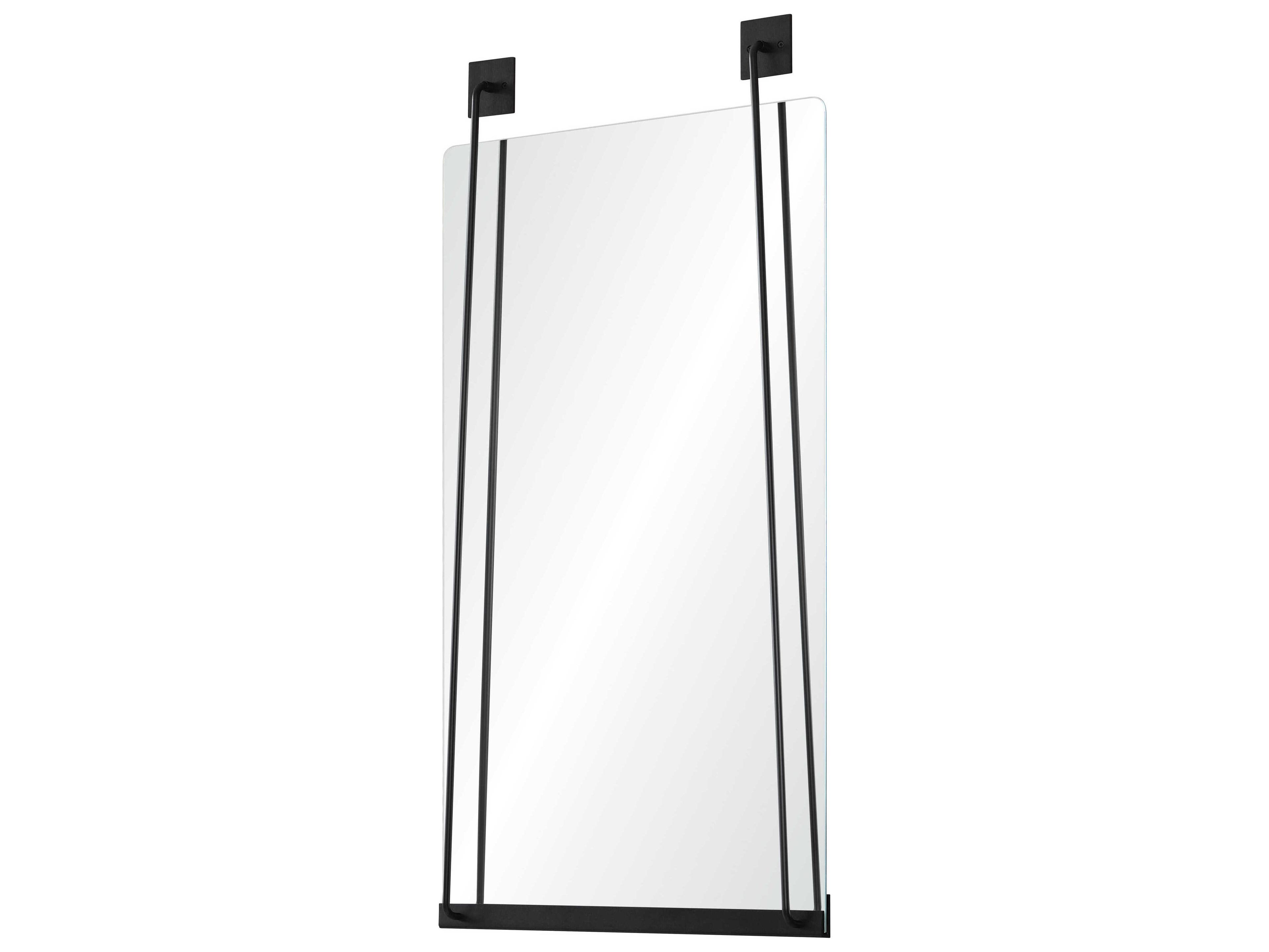 Mirror Home Black Nickel Rectangular Wall Mirror