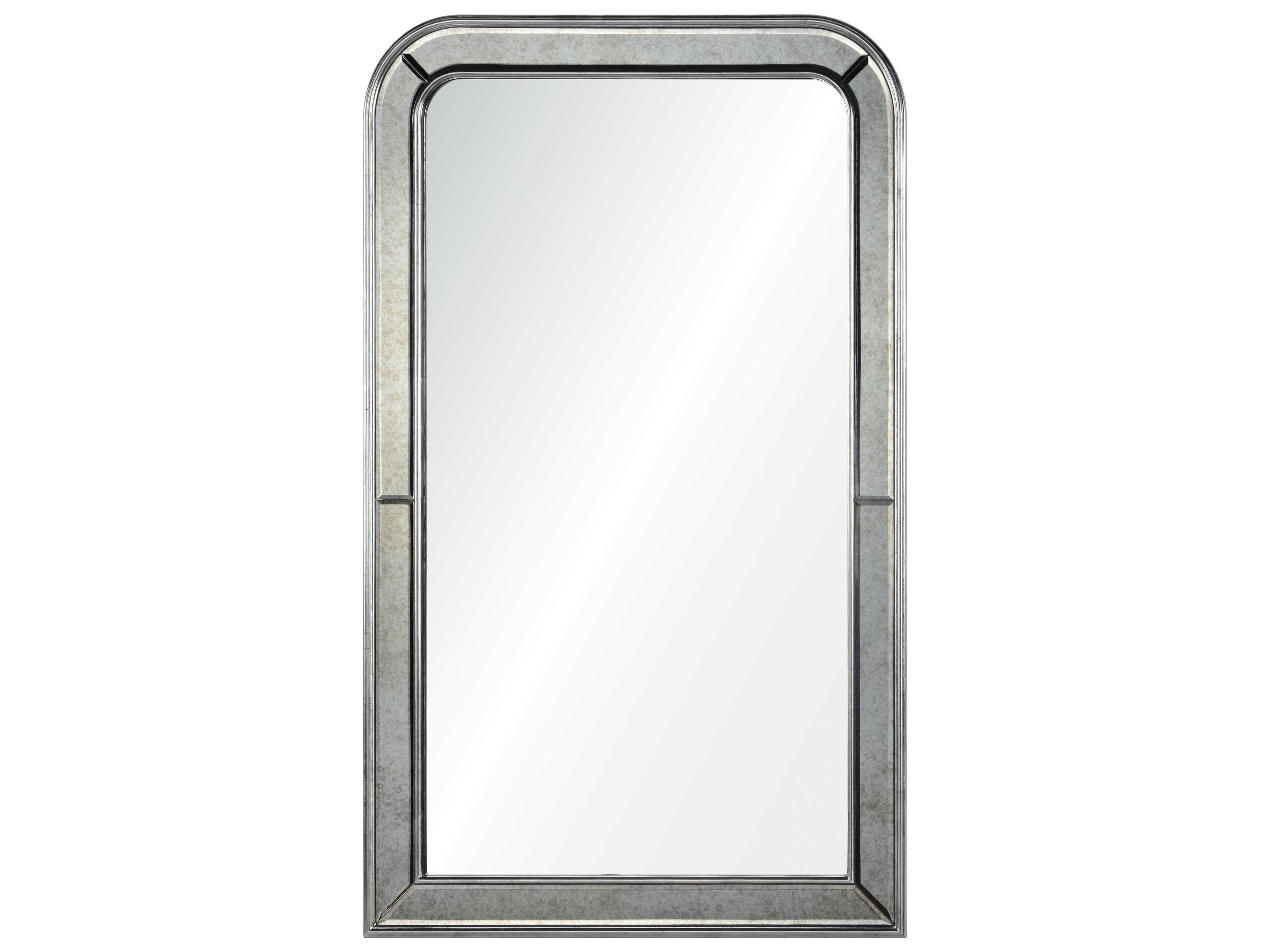 Mirror Home Barclay Butera Distressed Silver Leaf Wall Mirror