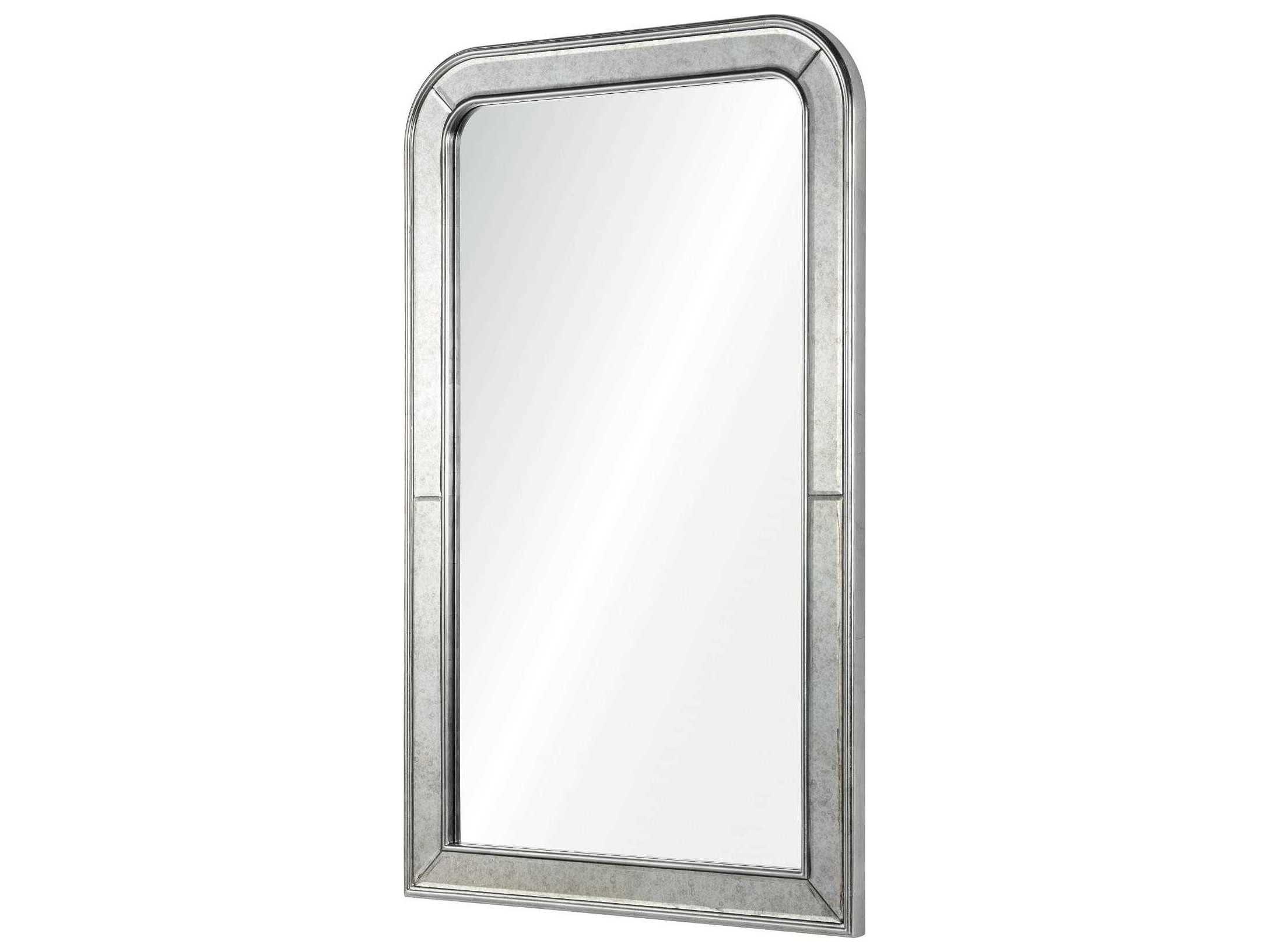 Mirror Home Barclay Butera Distressed Silver Leaf Wall Mirror