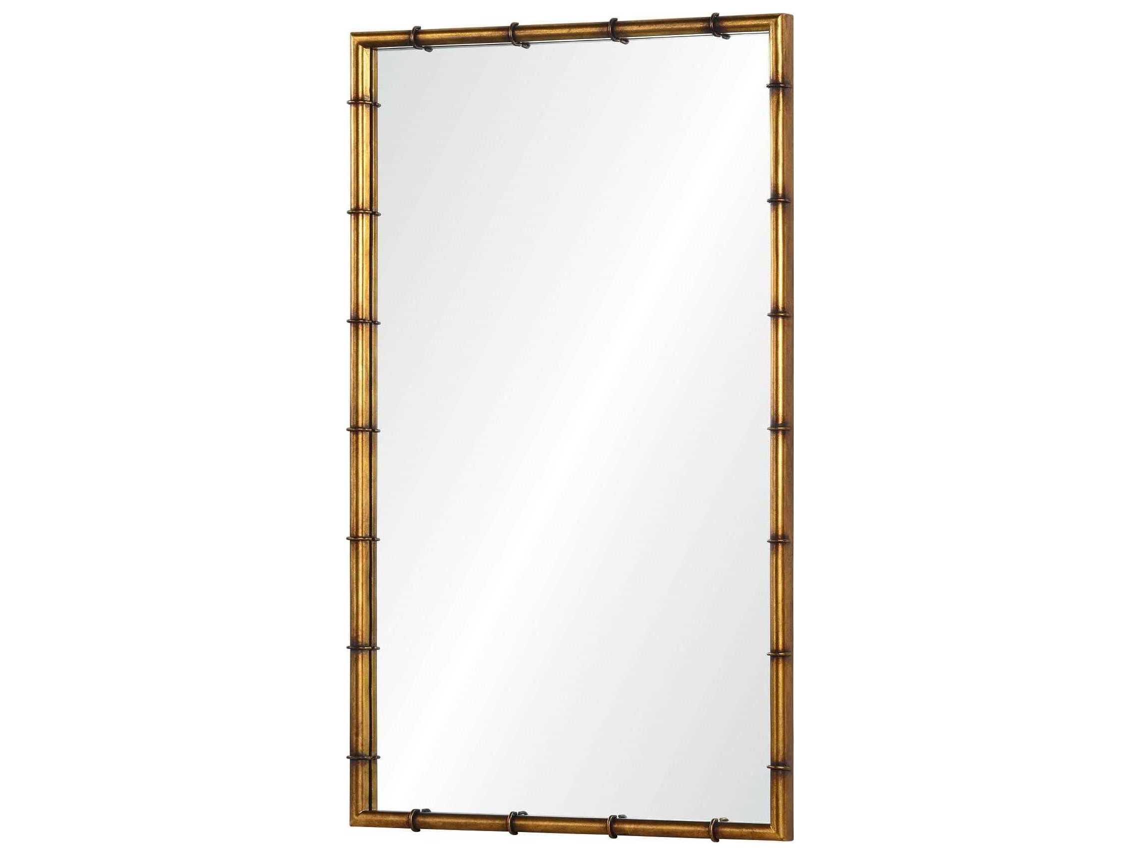 Mirror Home Barclay Butera Gold Leaf Rectangular Wall Mirror