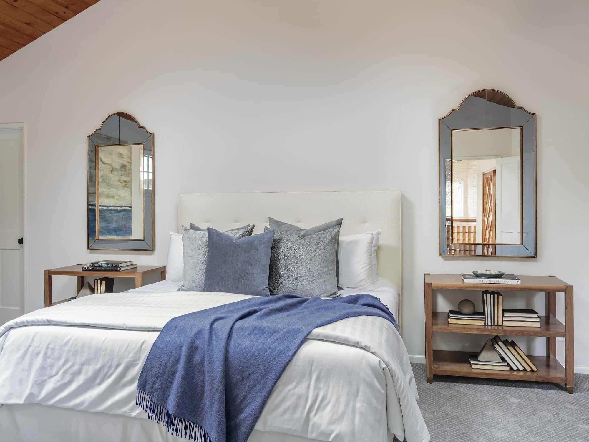 Mirror Home Bunny Williams Gold Speckle Grey Wall Mirror