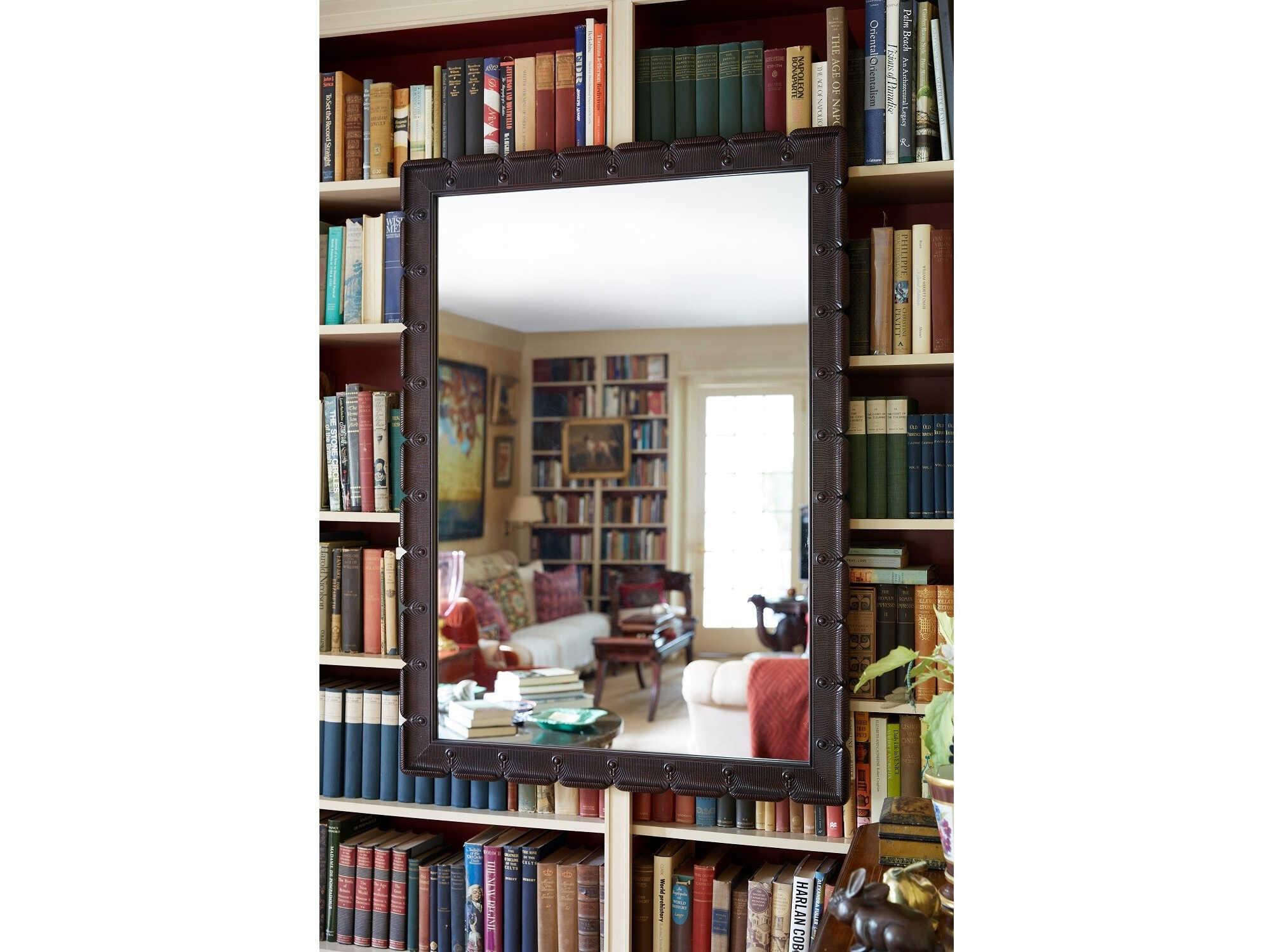 Mirror Home Bunny Williams Dark Mahogany Rectangular Wall Mirror