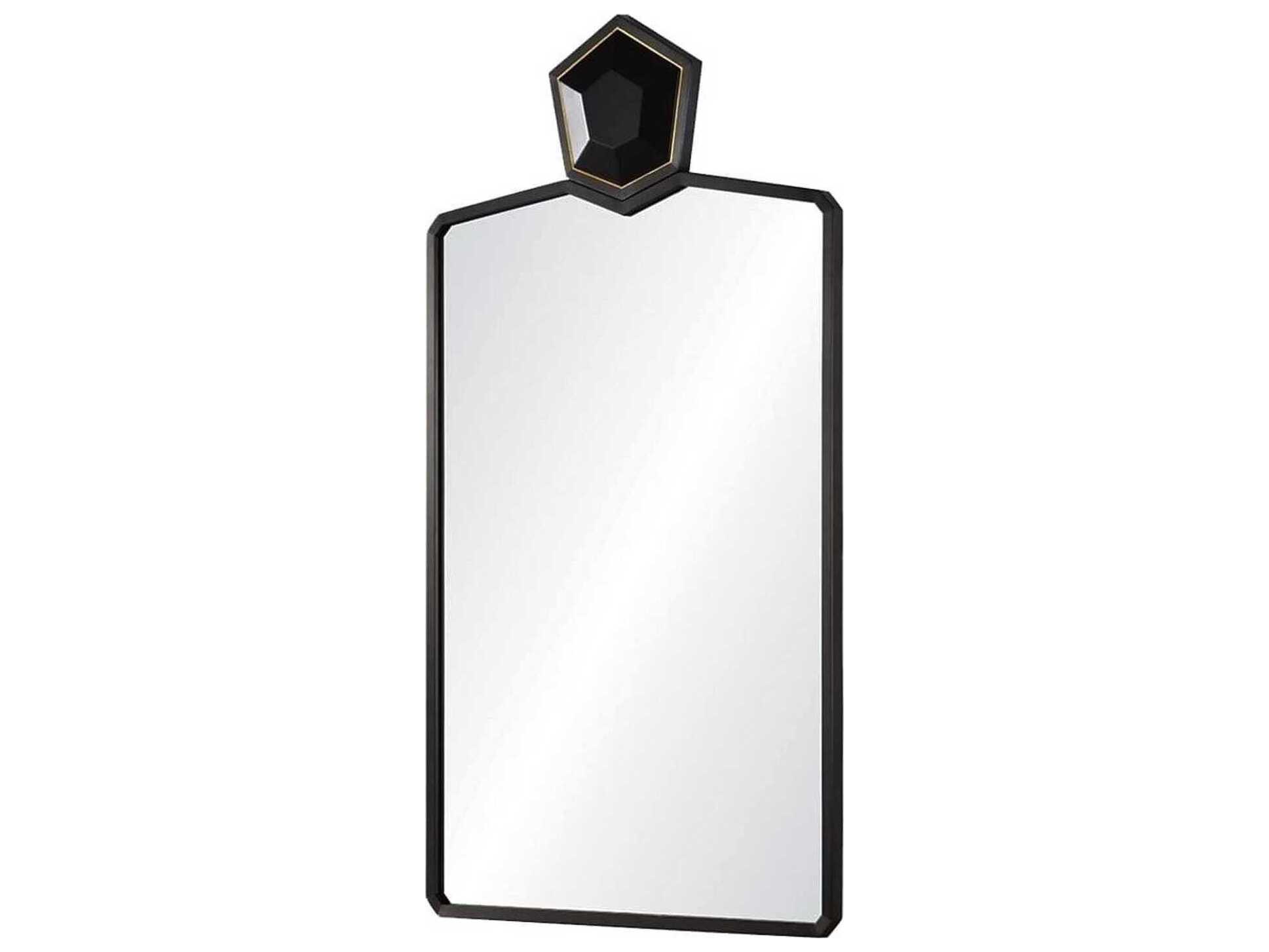 Mirror Home Celerie Kemble Black Nickel Rectangular Wall Mirror