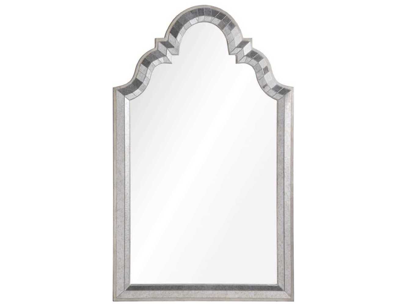 Mirror Home Michael S. Smith Antiqued Silver Leaf Antiqued Wall Mirror