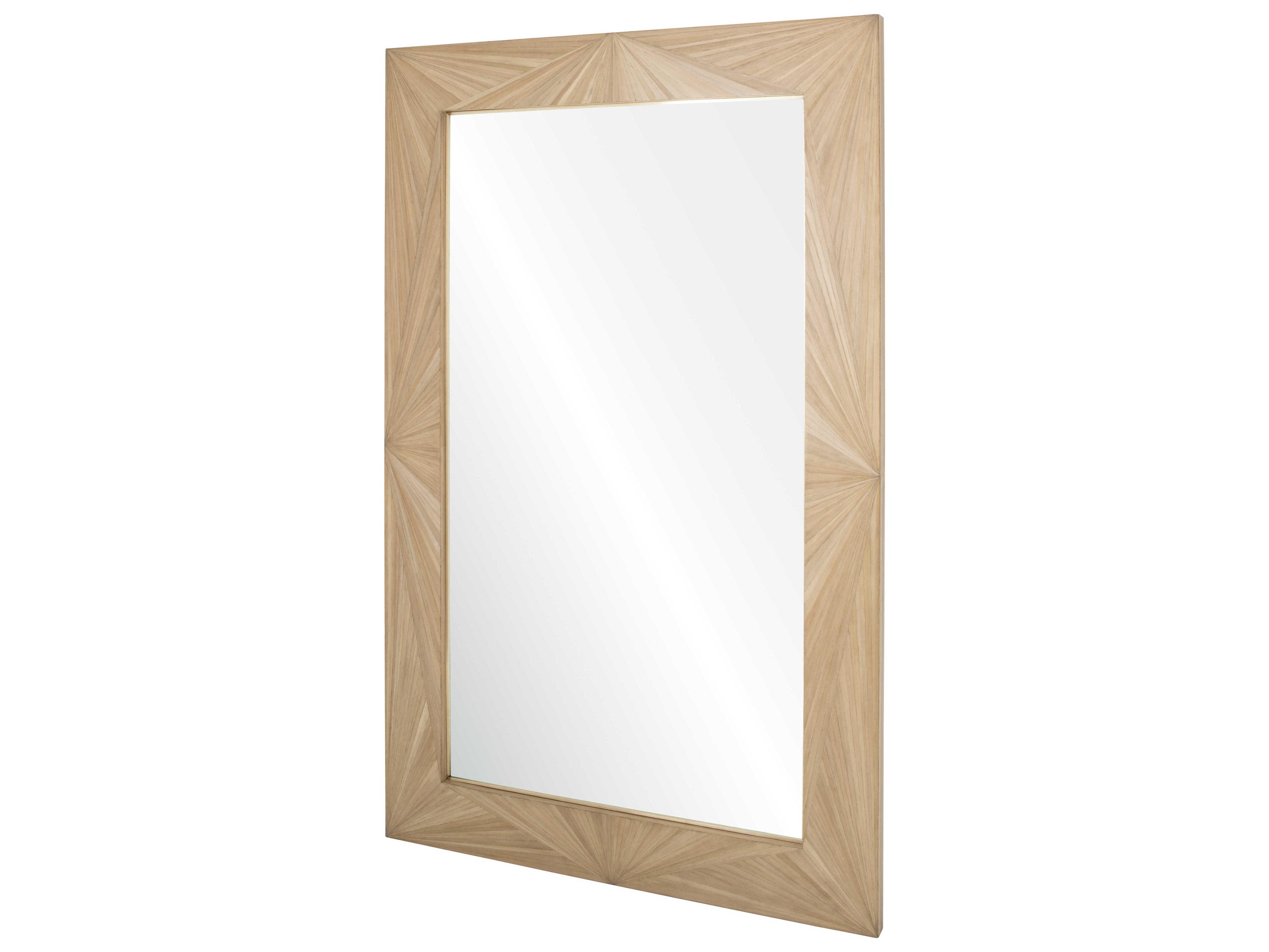 Mirror Home Michael S. Smith Straw Rectangular Wall Mirror