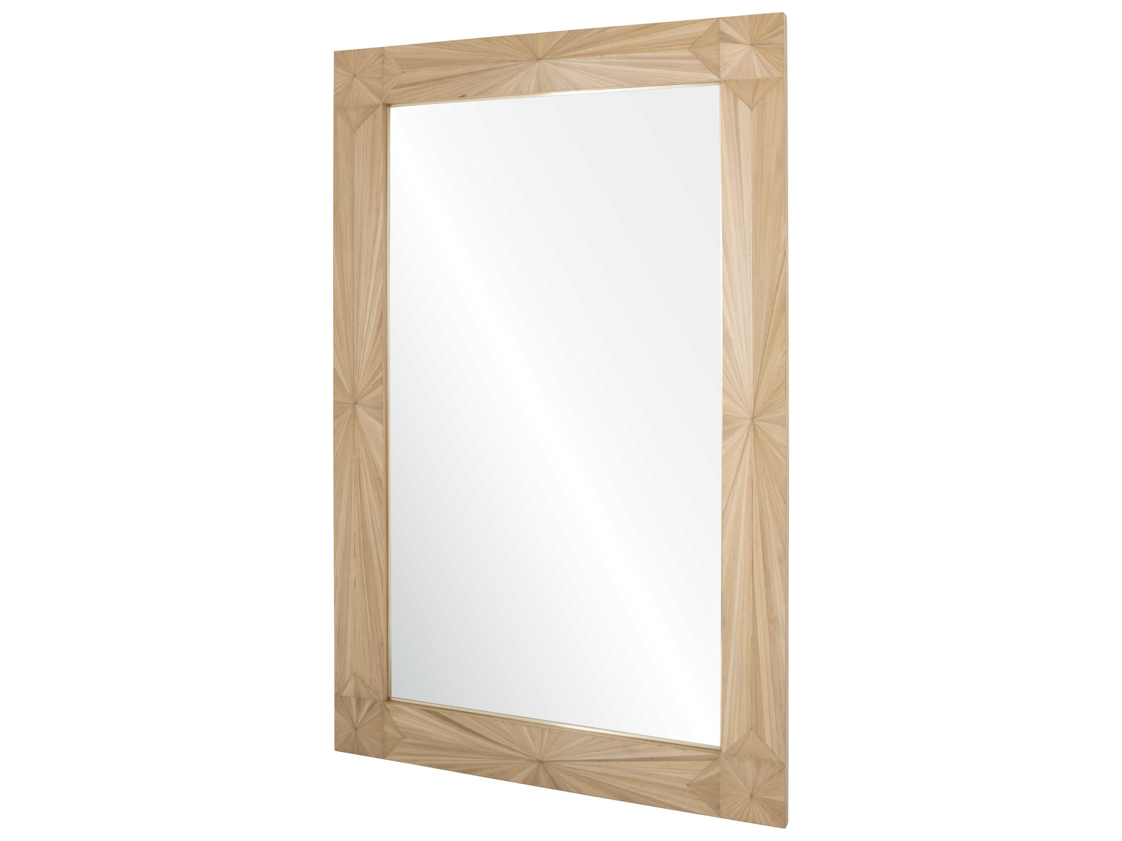 Mirror Home Michael S. Smith Straw Rectangular Wall Mirror