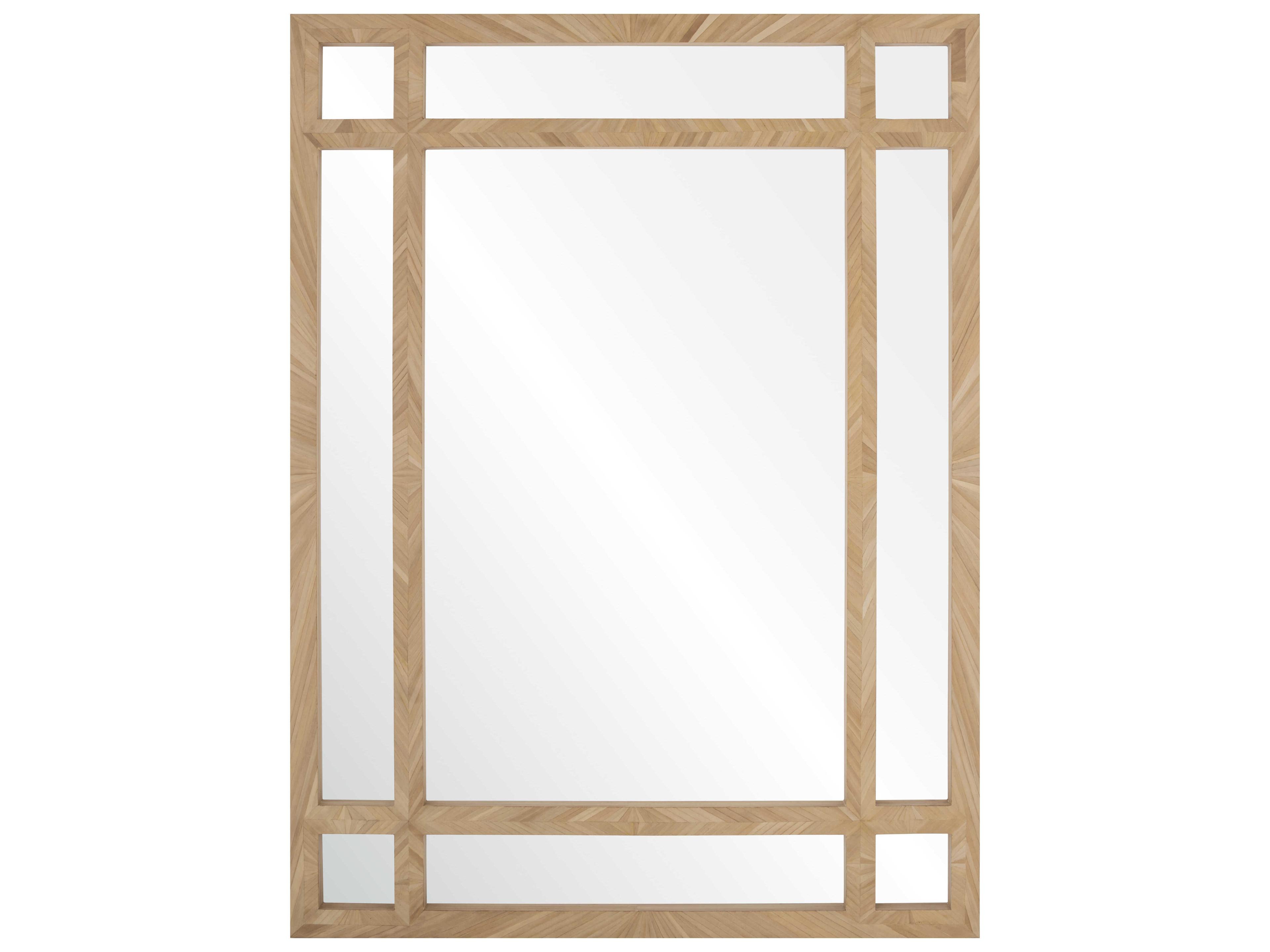 Mirror Home Michael S. Smith Straw Rectangular Wall Mirror
