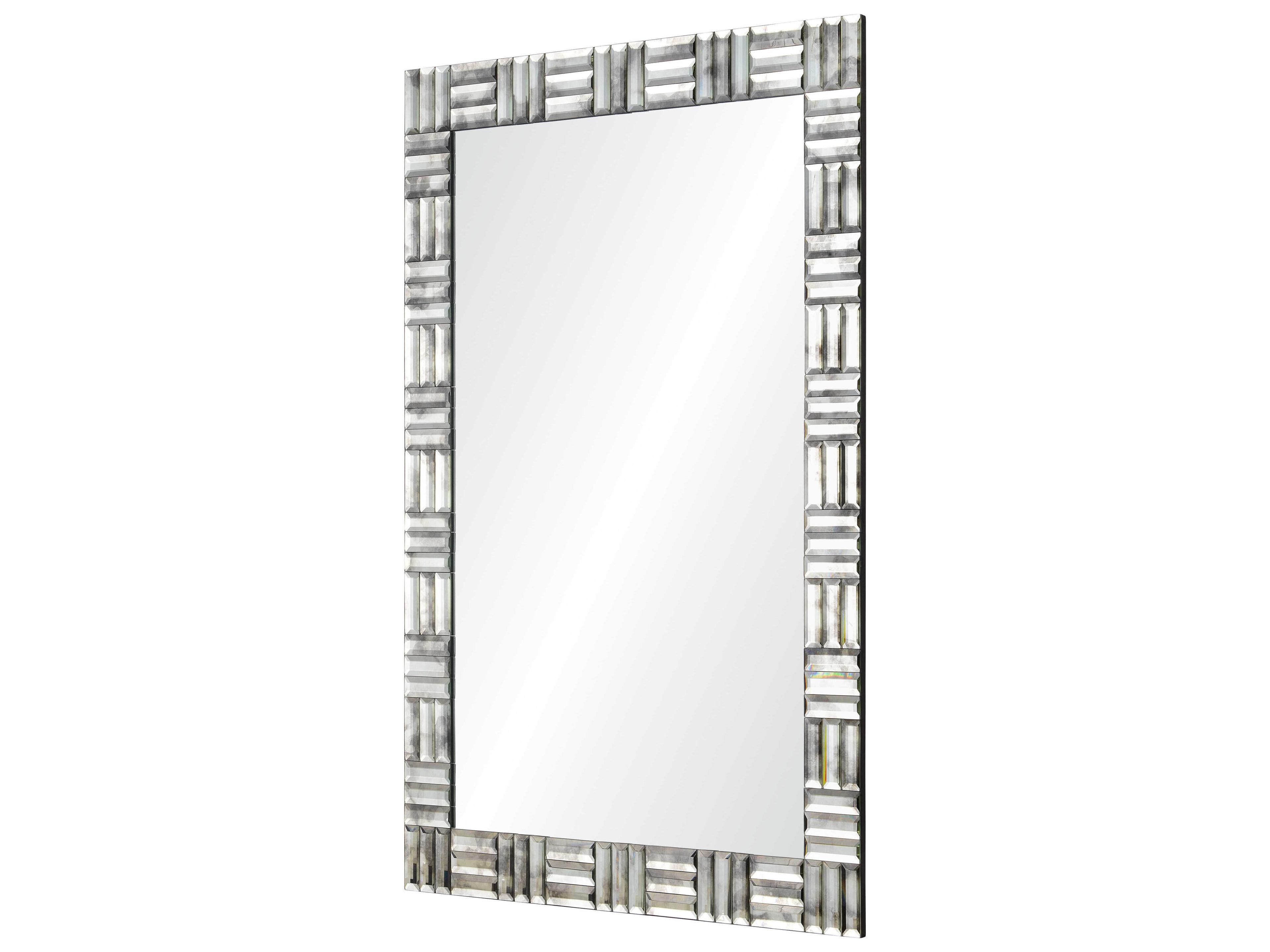 Mirror Home Suzanne Kasler Antiqued Rectangular Wall Mirror