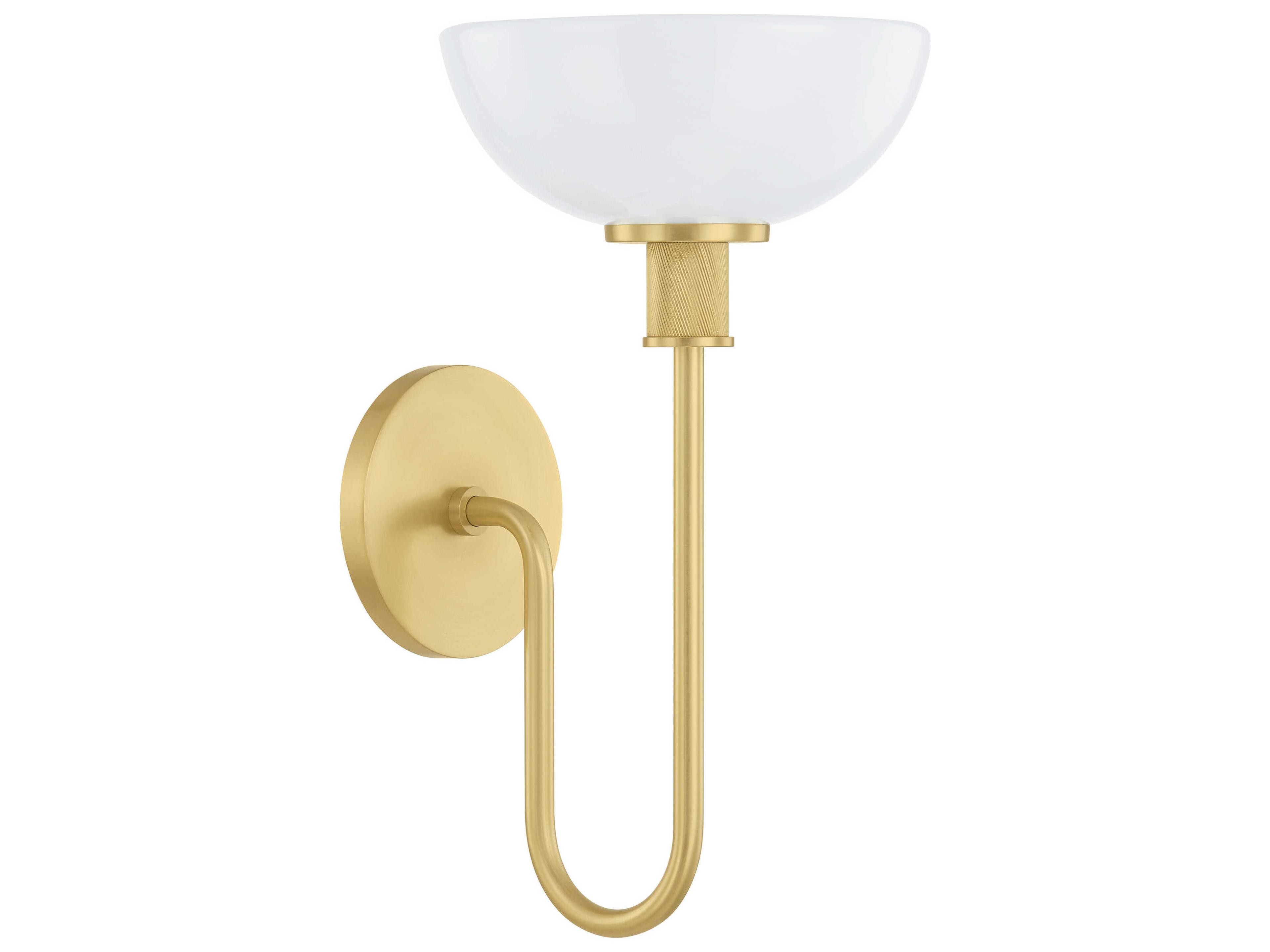 Mitzi Aster 1-Light Aged Brass Wall Sconce