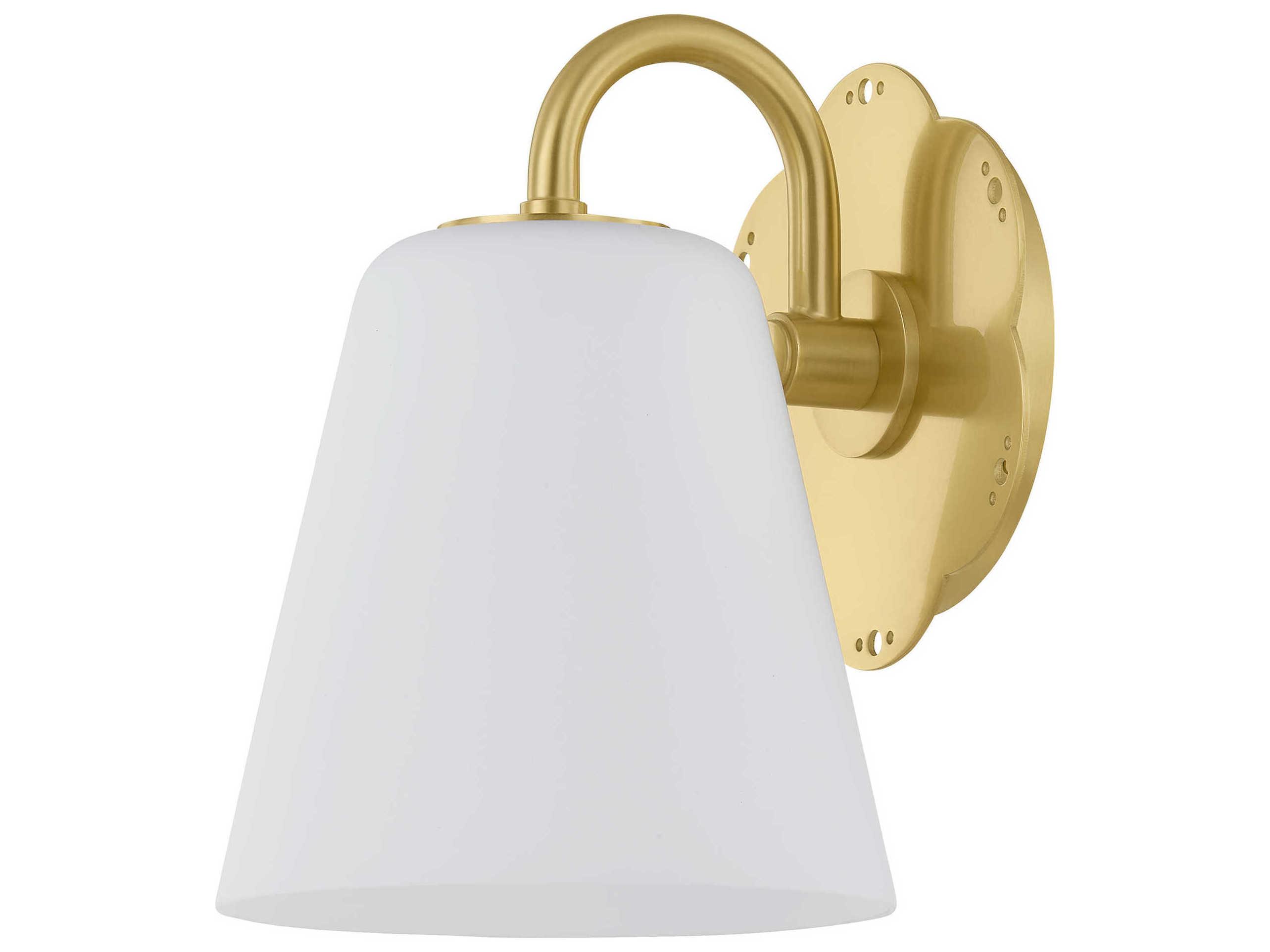 Mitzi Leonella 1-Light Aged Brass Vanity Light