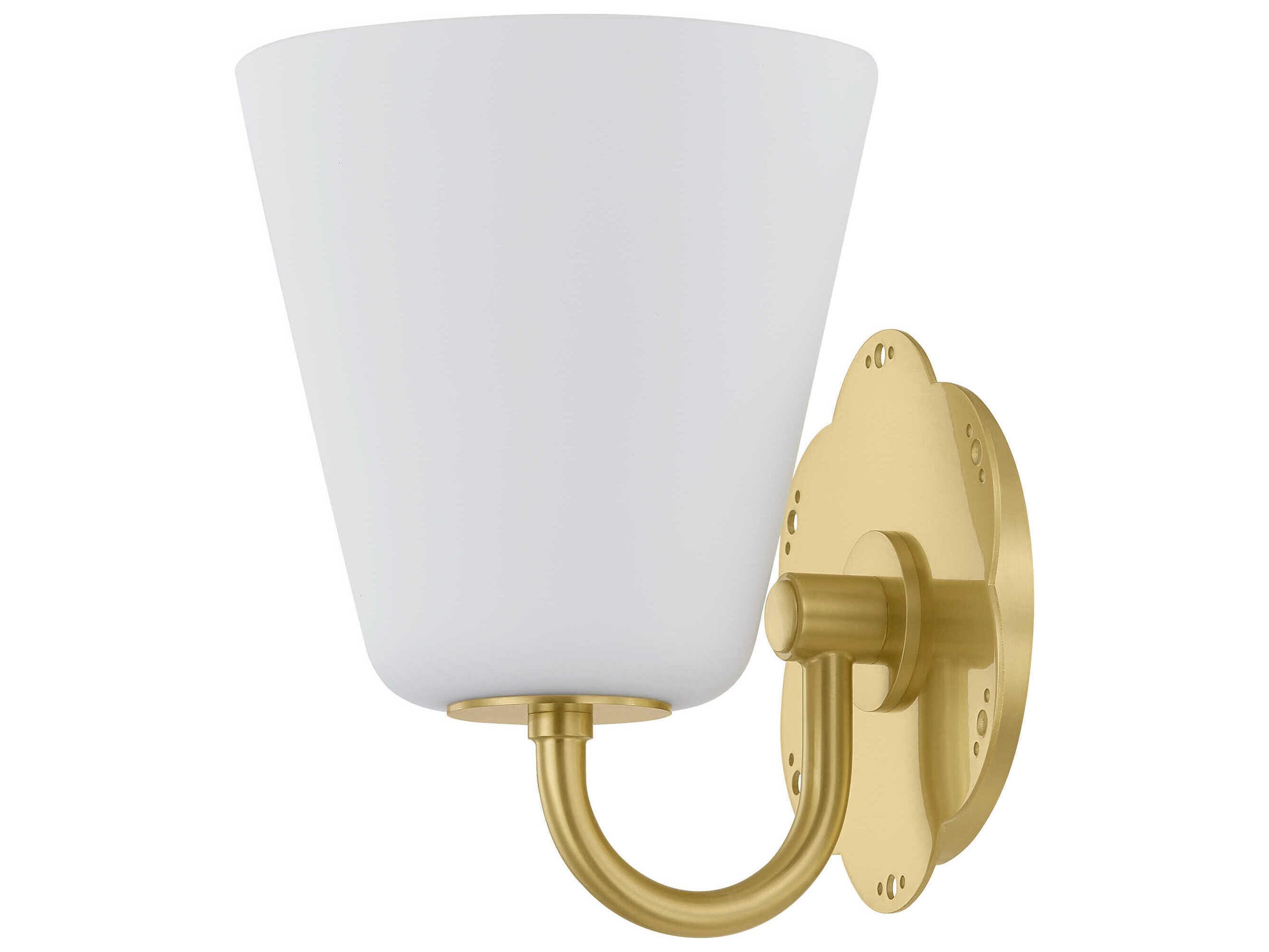 Mitzi Leonella 1-Light Aged Brass Vanity Light