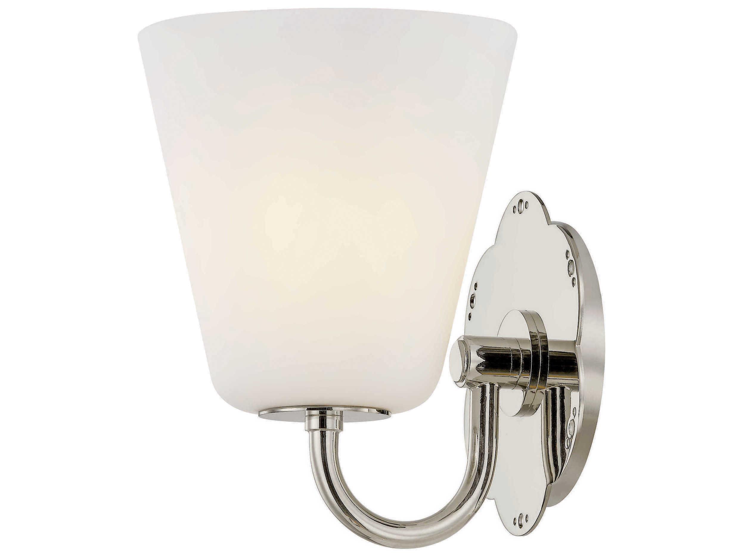 Mitzi Leonella 1-Light Polished Nickel Vanity Light