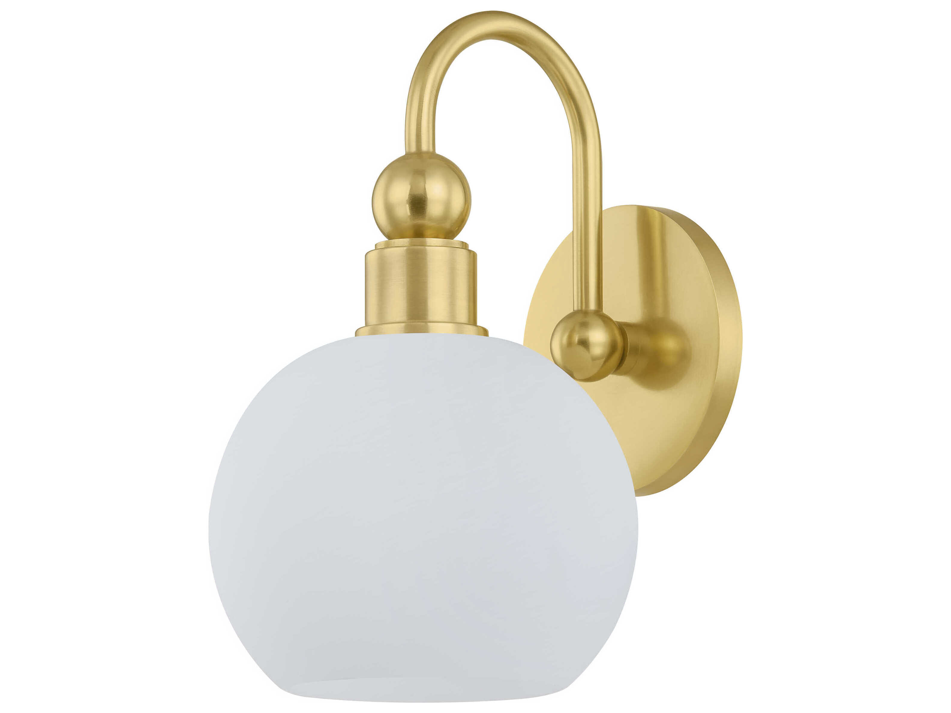 Mitzi Jerica 1-Light Aged Brass Vanity Light