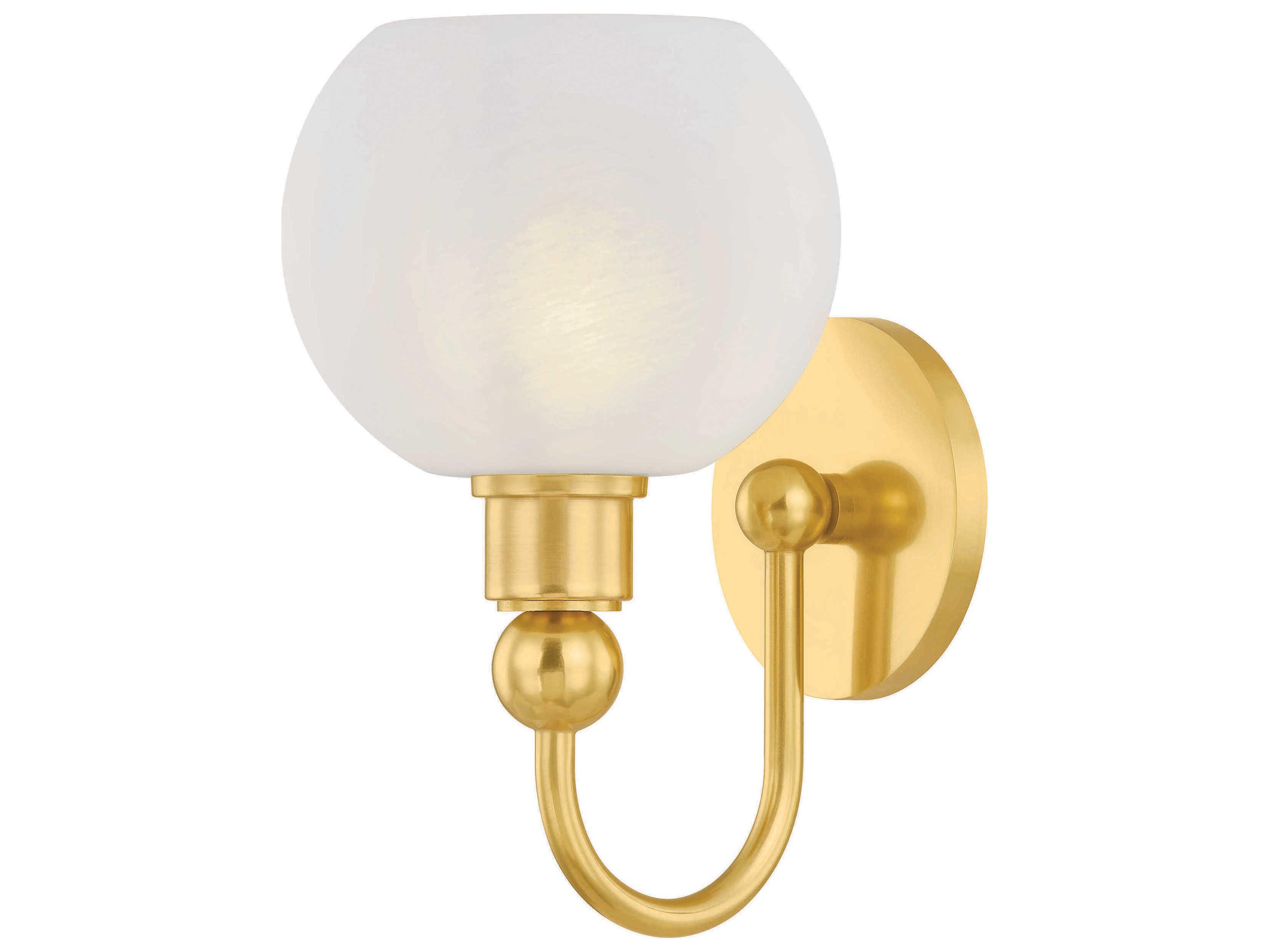 Mitzi Jerica 1-Light Aged Brass Vanity Light