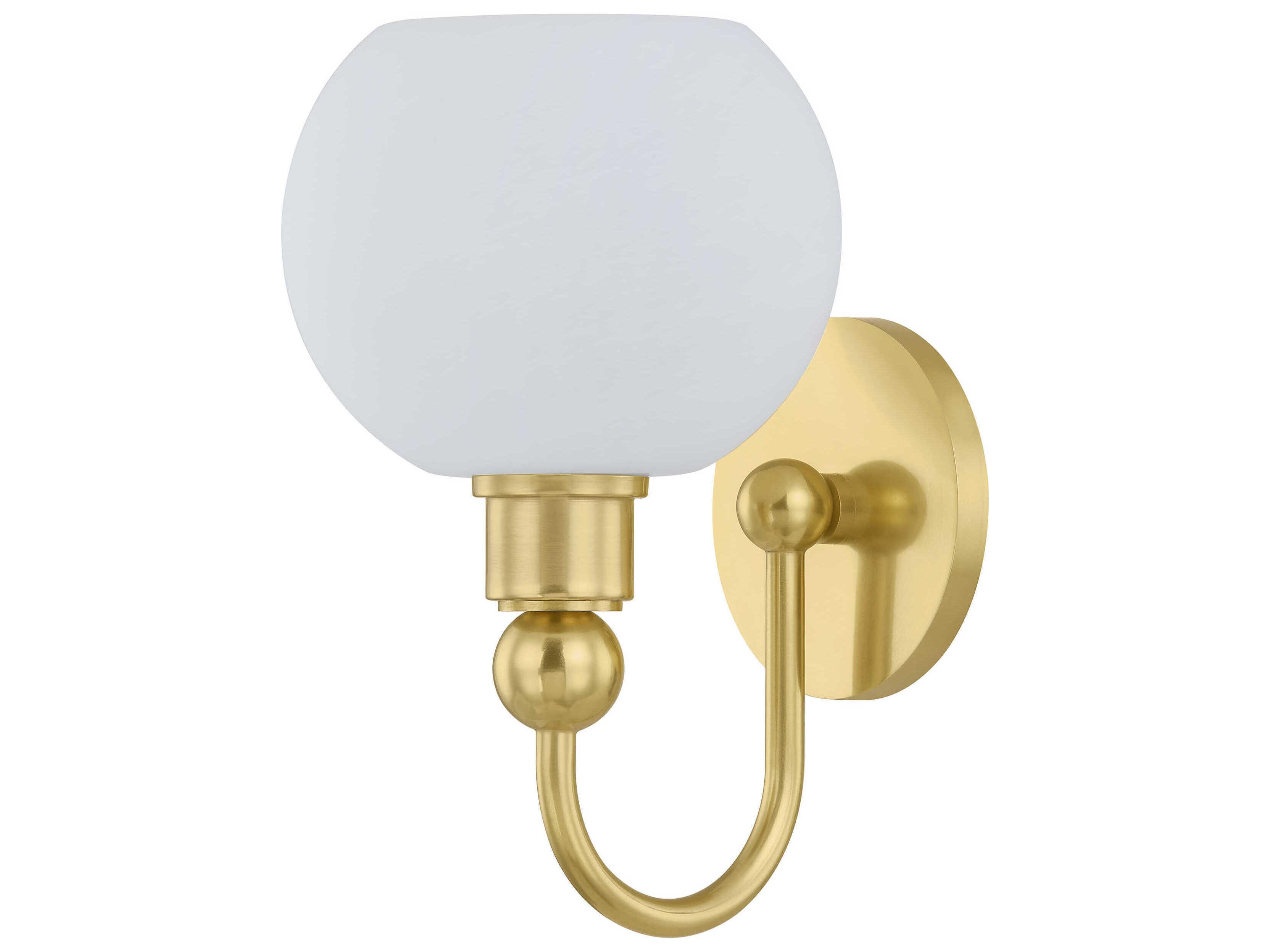 Mitzi Jerica 1-Light Aged Brass Vanity Light