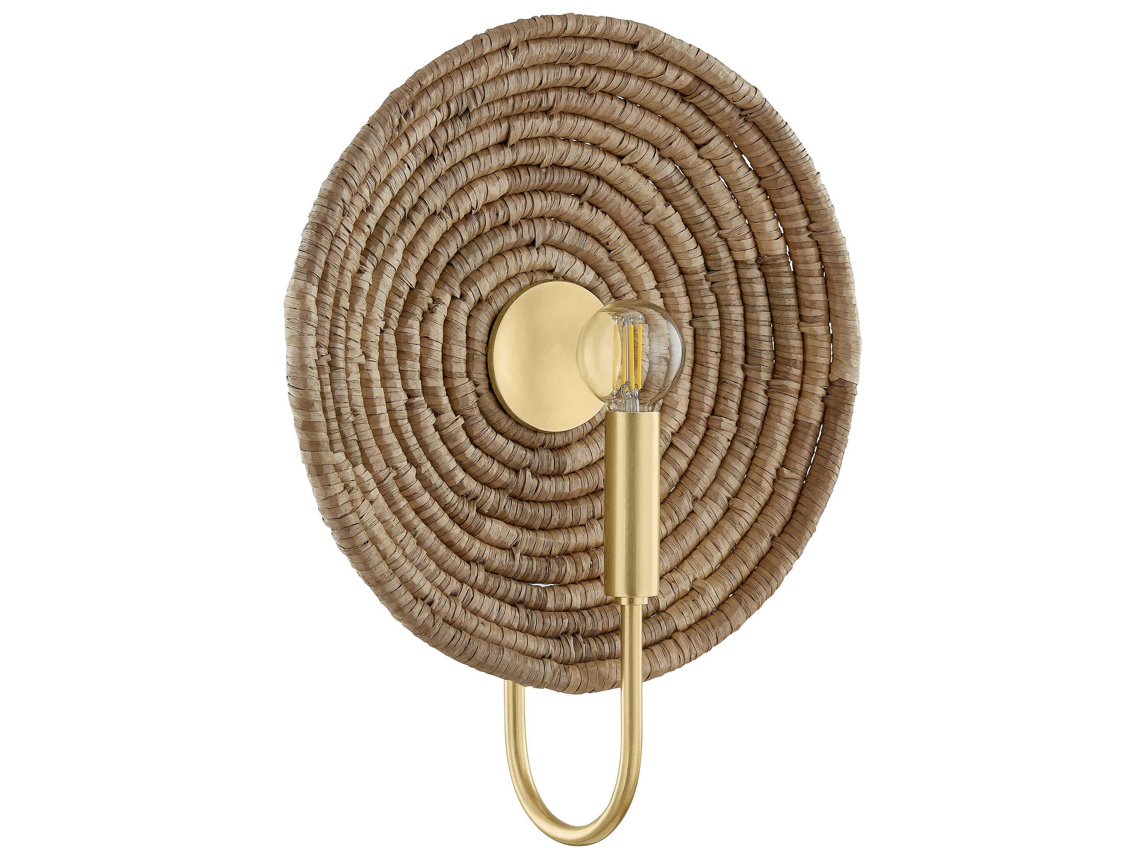 Mitzi Ashby 1-Light Aged Brass Wall Sconce