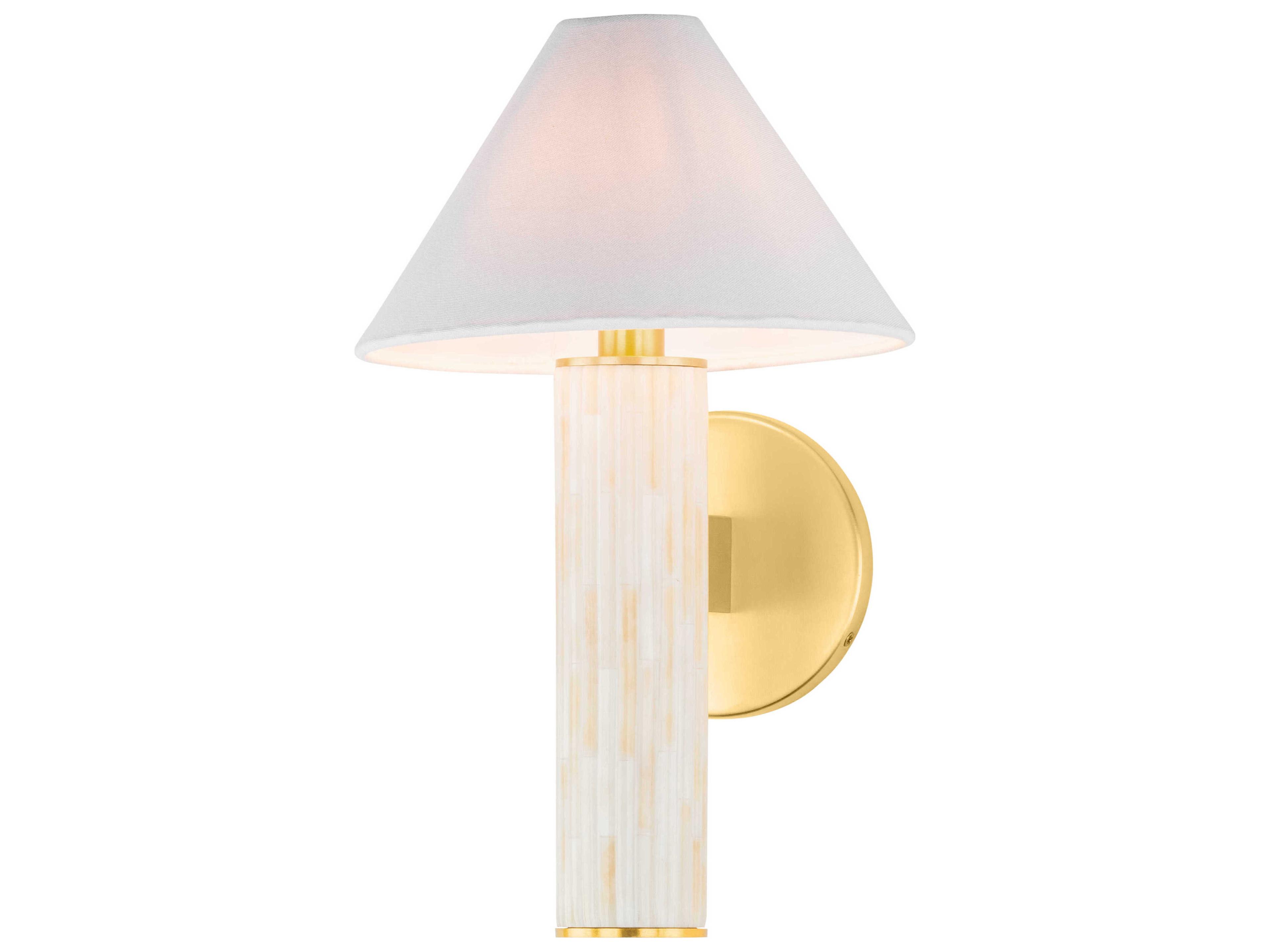 Mitzi Clover 1-Light Aged Brass Wall Sconce