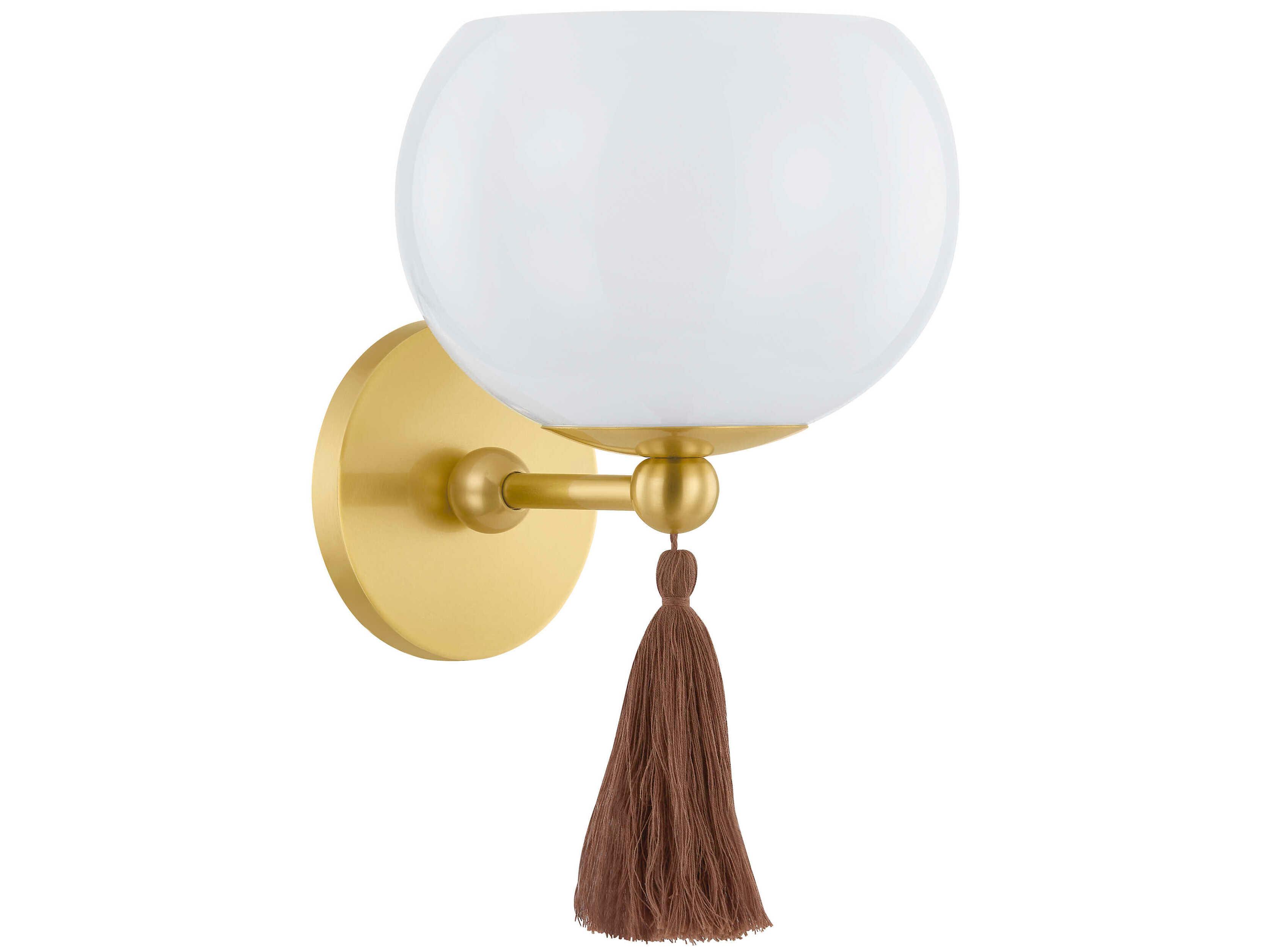 Mitzi Mandy Cheng Niya 1-Light Aged Brass Wall Sconce