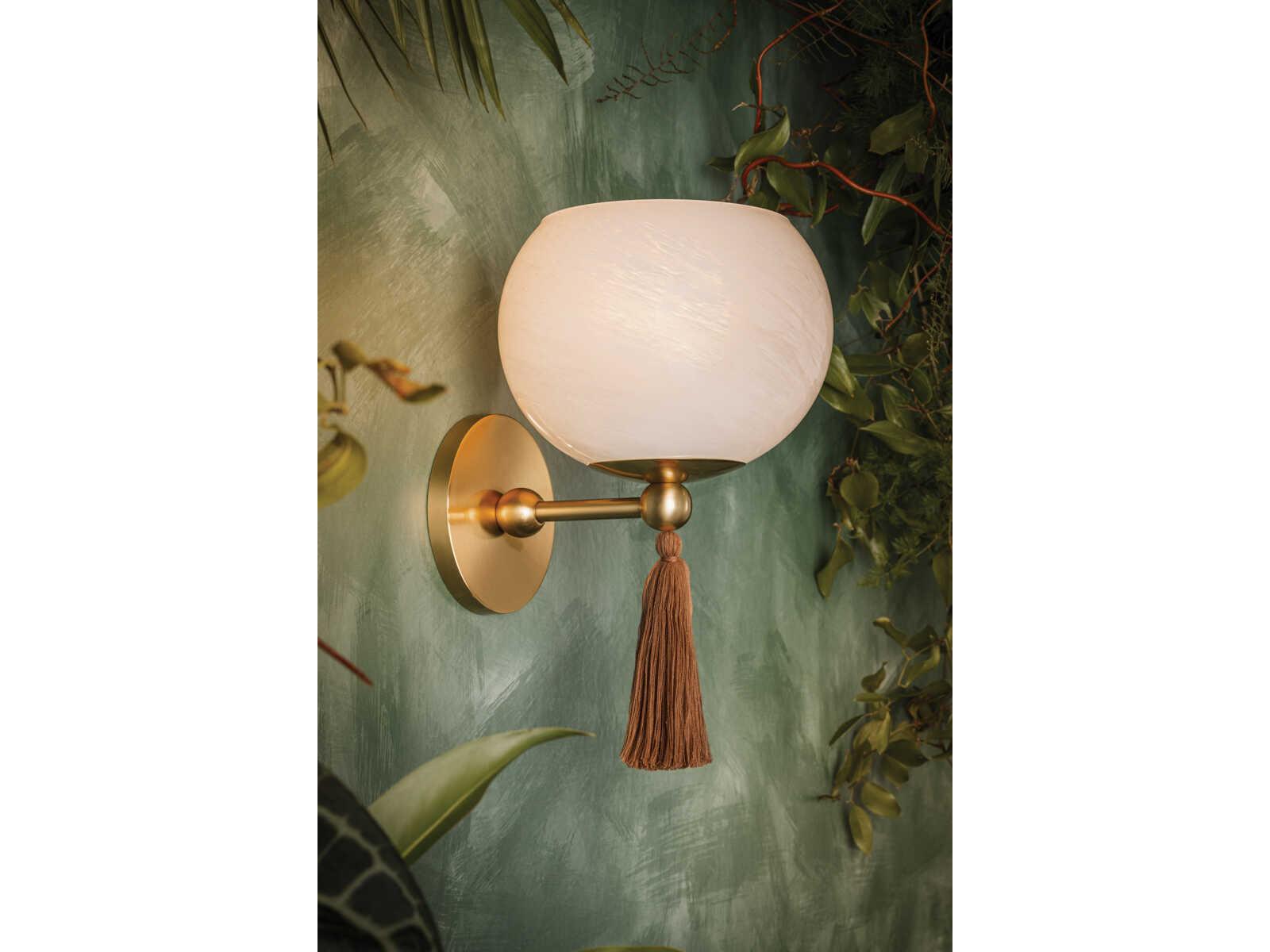 Mitzi Mandy Cheng Niya 1-Light Aged Brass Wall Sconce