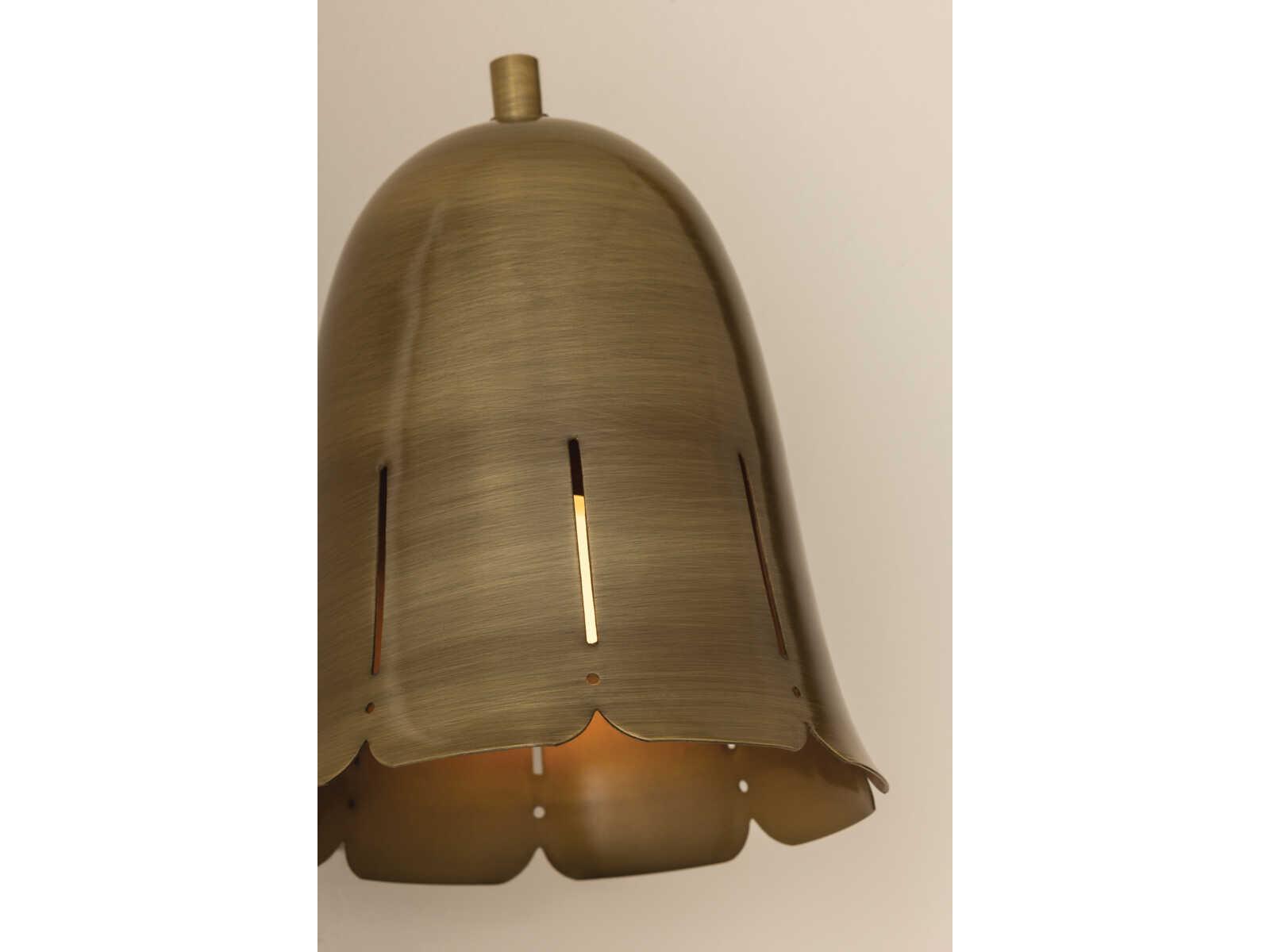 Mitzi Basil 1-Light Patina Brass Wall Sconce