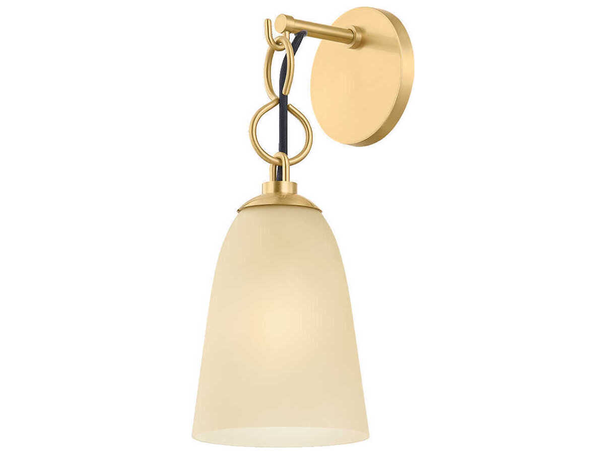 Mitzi Christine 1-Light Aged Brass Wall Sconce