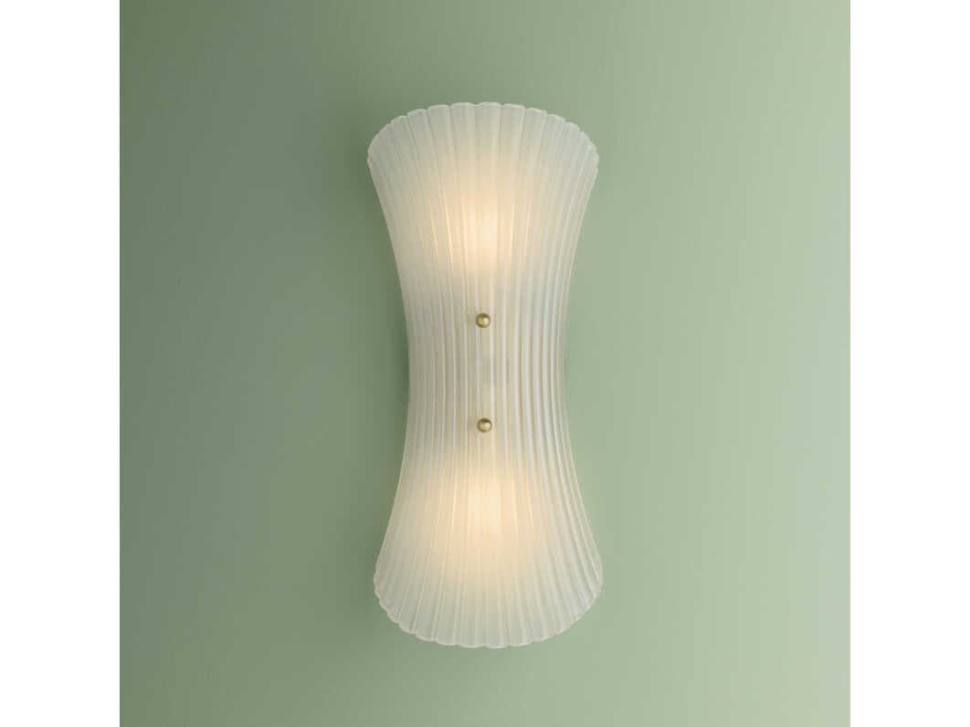 Mitzi Esmae 2-Light Aged Brass Wall Sconce