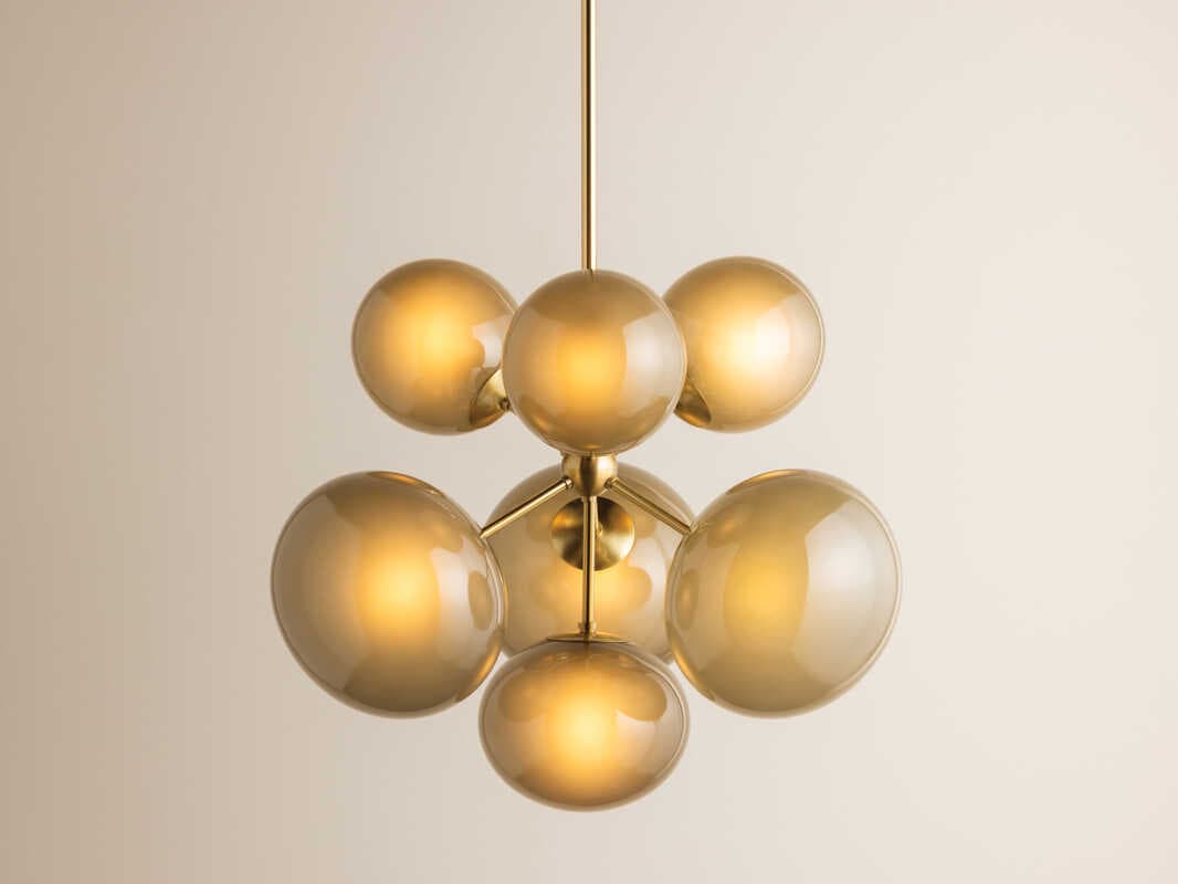 Mitzi Zaley 7-Light Aged Brass Chandelier