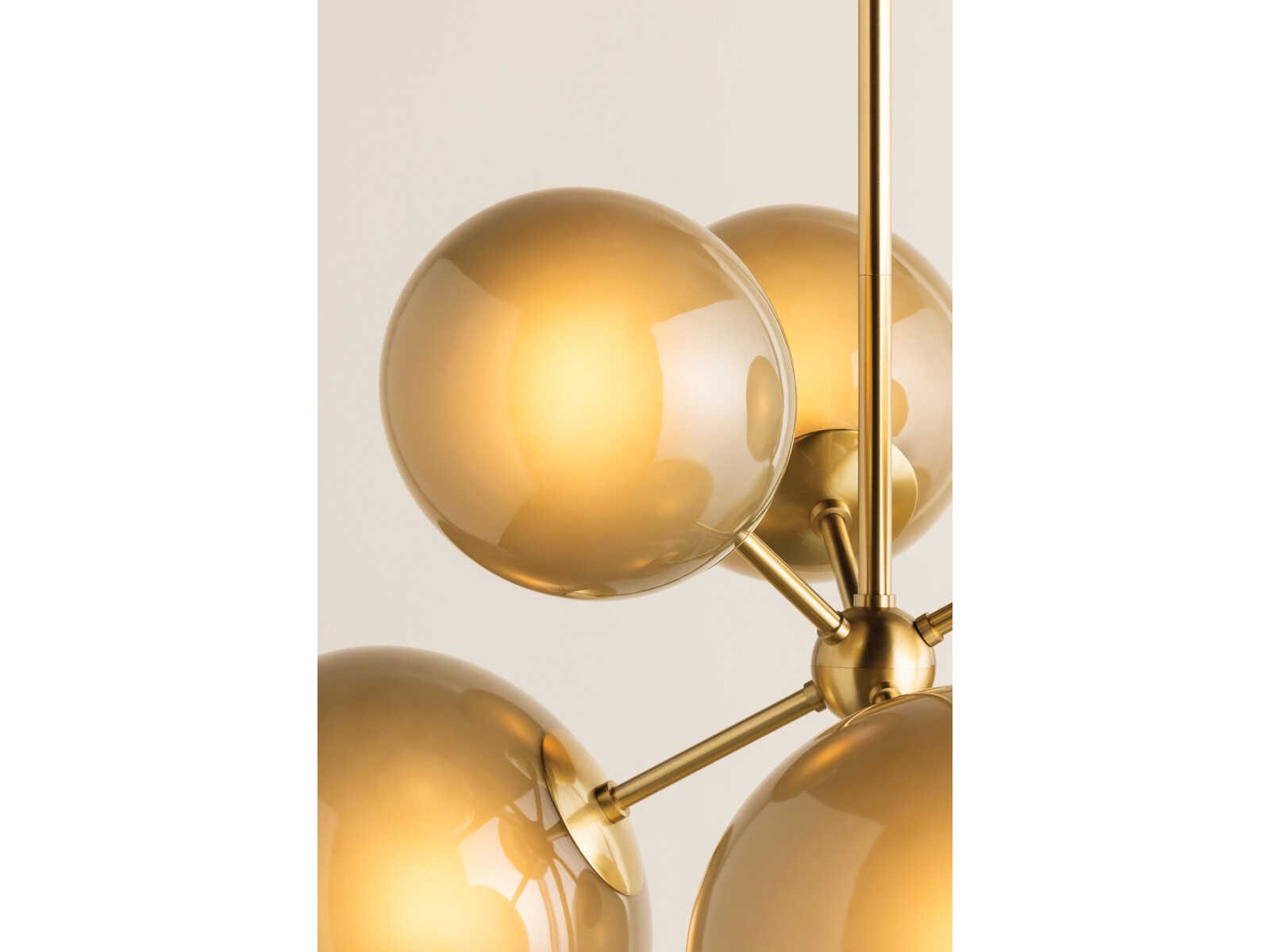 Mitzi Zaley 7-Light Aged Brass Chandelier