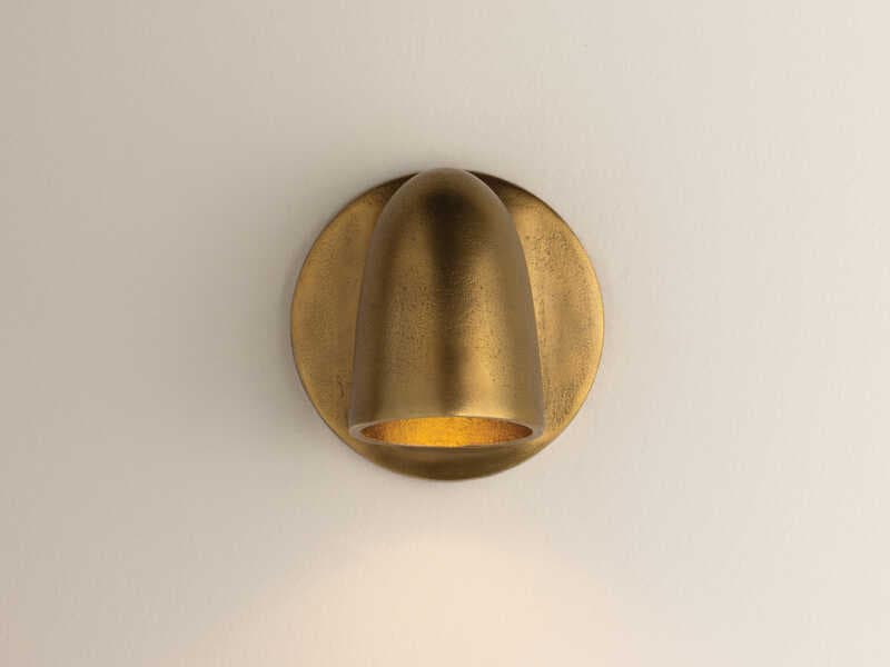 Mitzi Canna 1-Light Aged Brass Wall Sconce