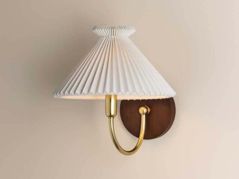 Mitzi Acacia 1-Light Aged Brass Wall Sconce