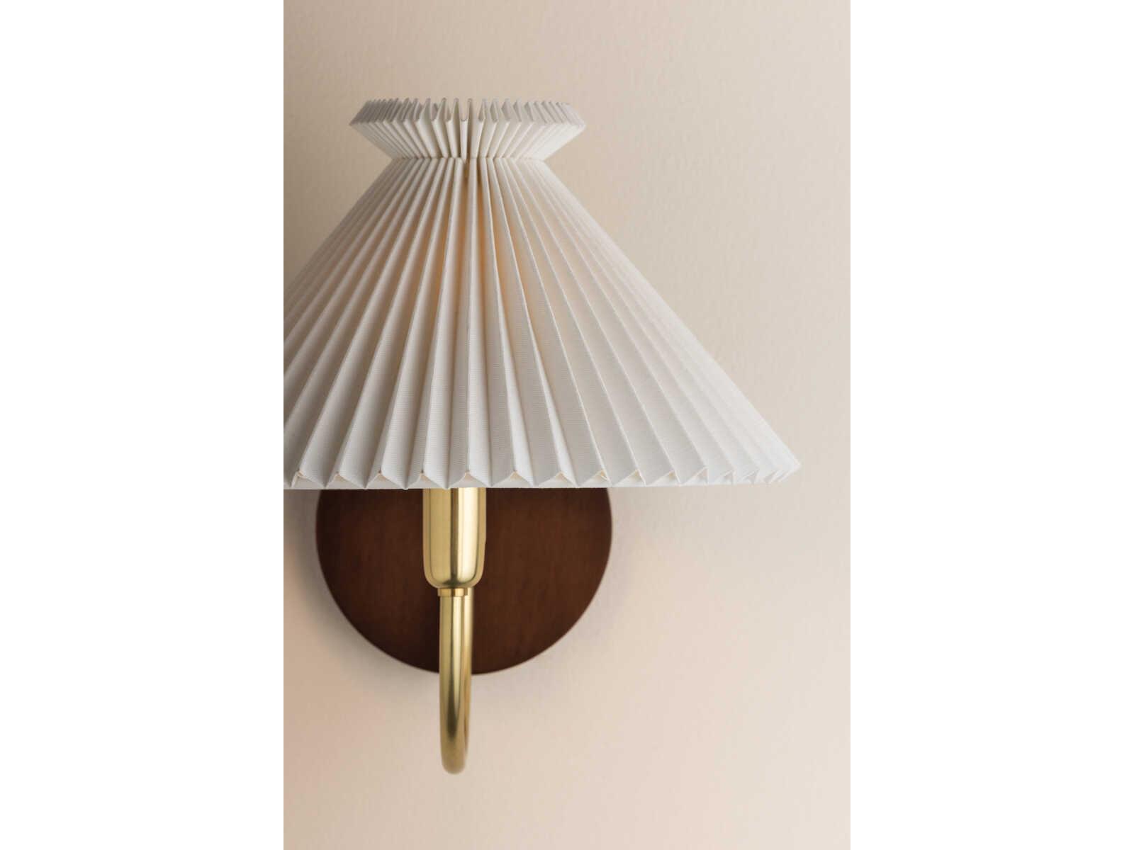 Mitzi Acacia 1-Light Aged Brass Wall Sconce