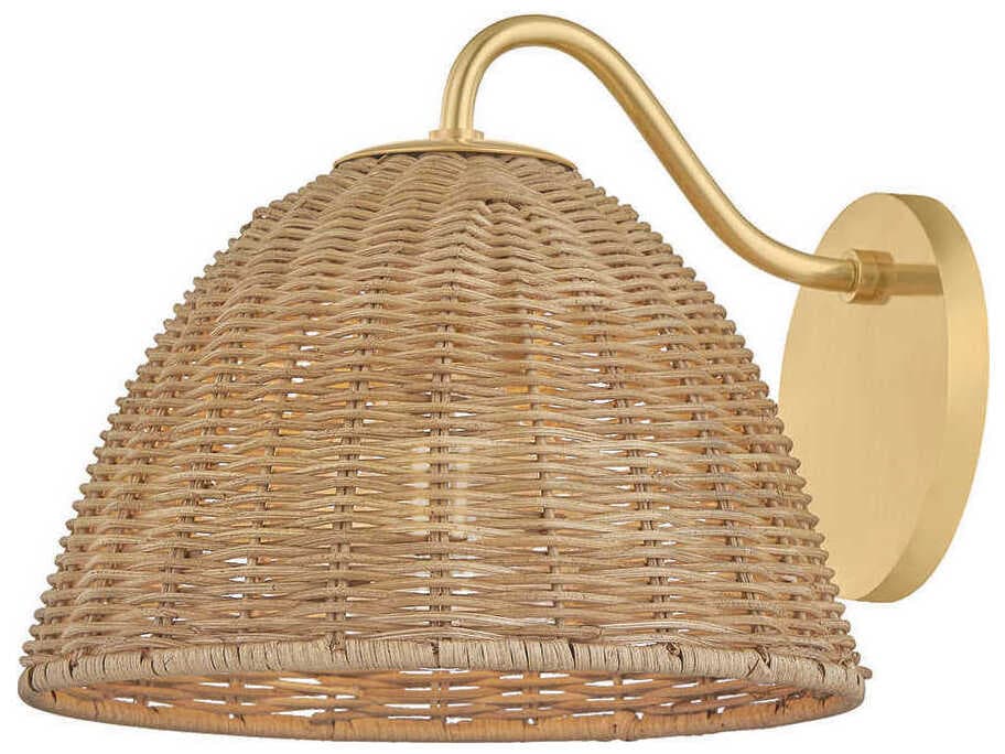 Mitzi Katniss 1-Light Aged Brass Wall Sconce