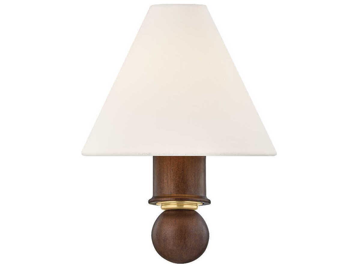 Mitzi Candice 1-Light Aged Brass Wall Sconce