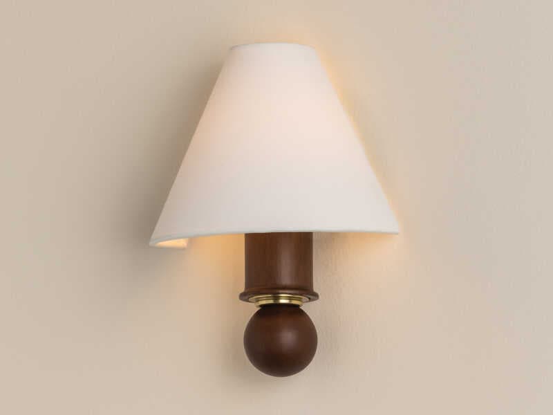 Mitzi Candice 1-Light Aged Brass Wall Sconce