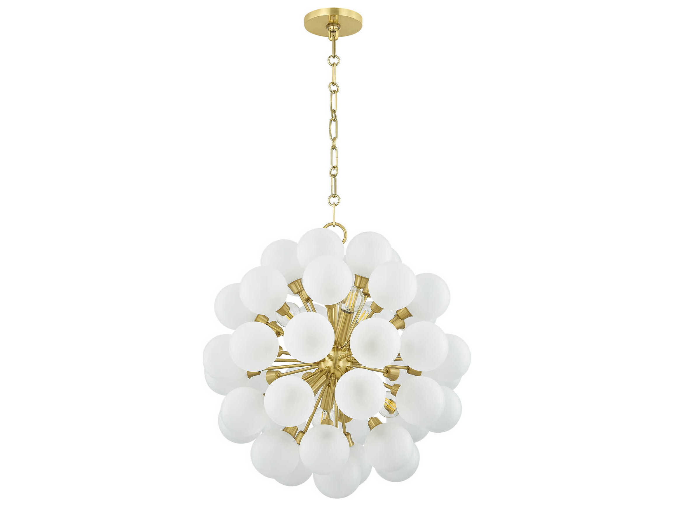 Mitzi Antoneta 6-Light Aged Brass Sputnik Pendant