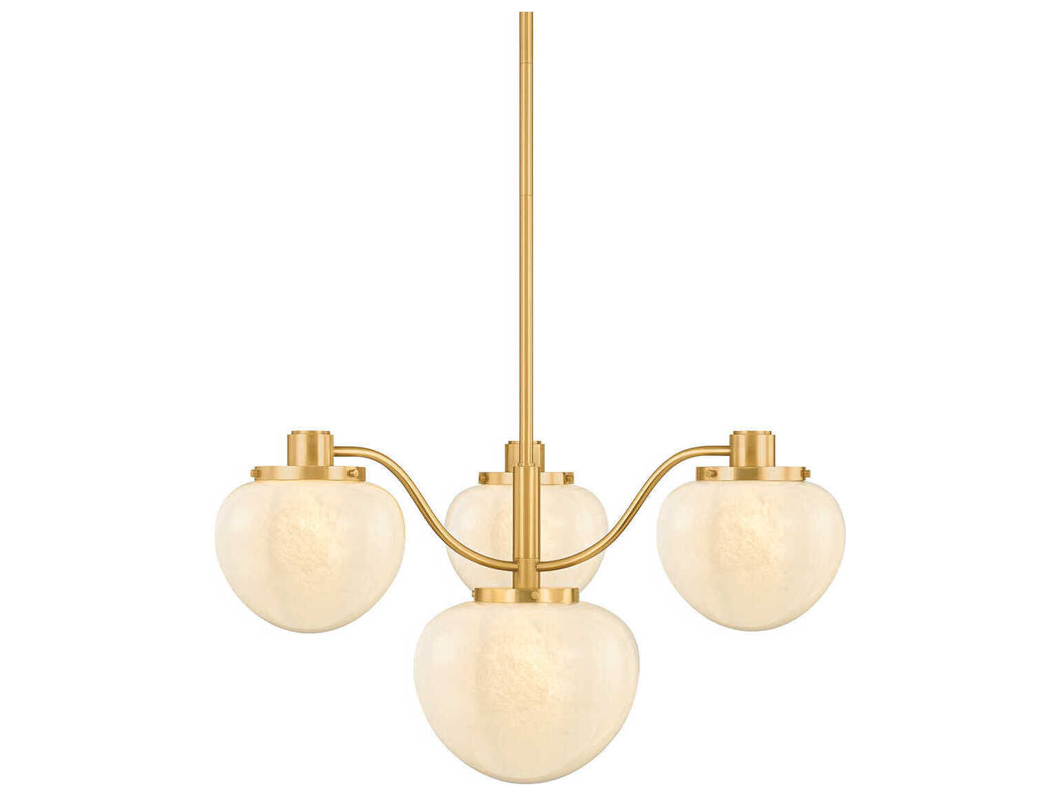 Mitzi Kristen 4-Light Aged Brass Chandelier