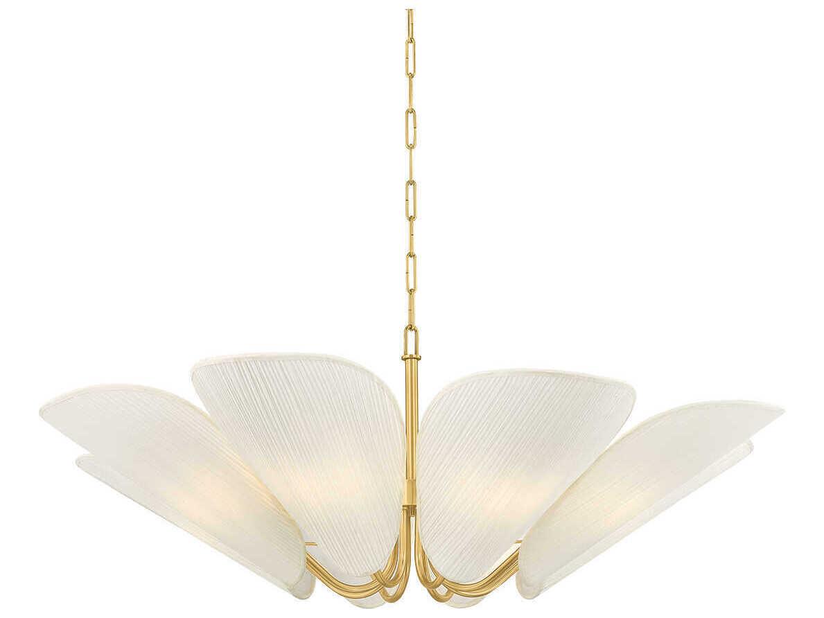 Mitzi Winifred 8-Light Aged Brass Pendant