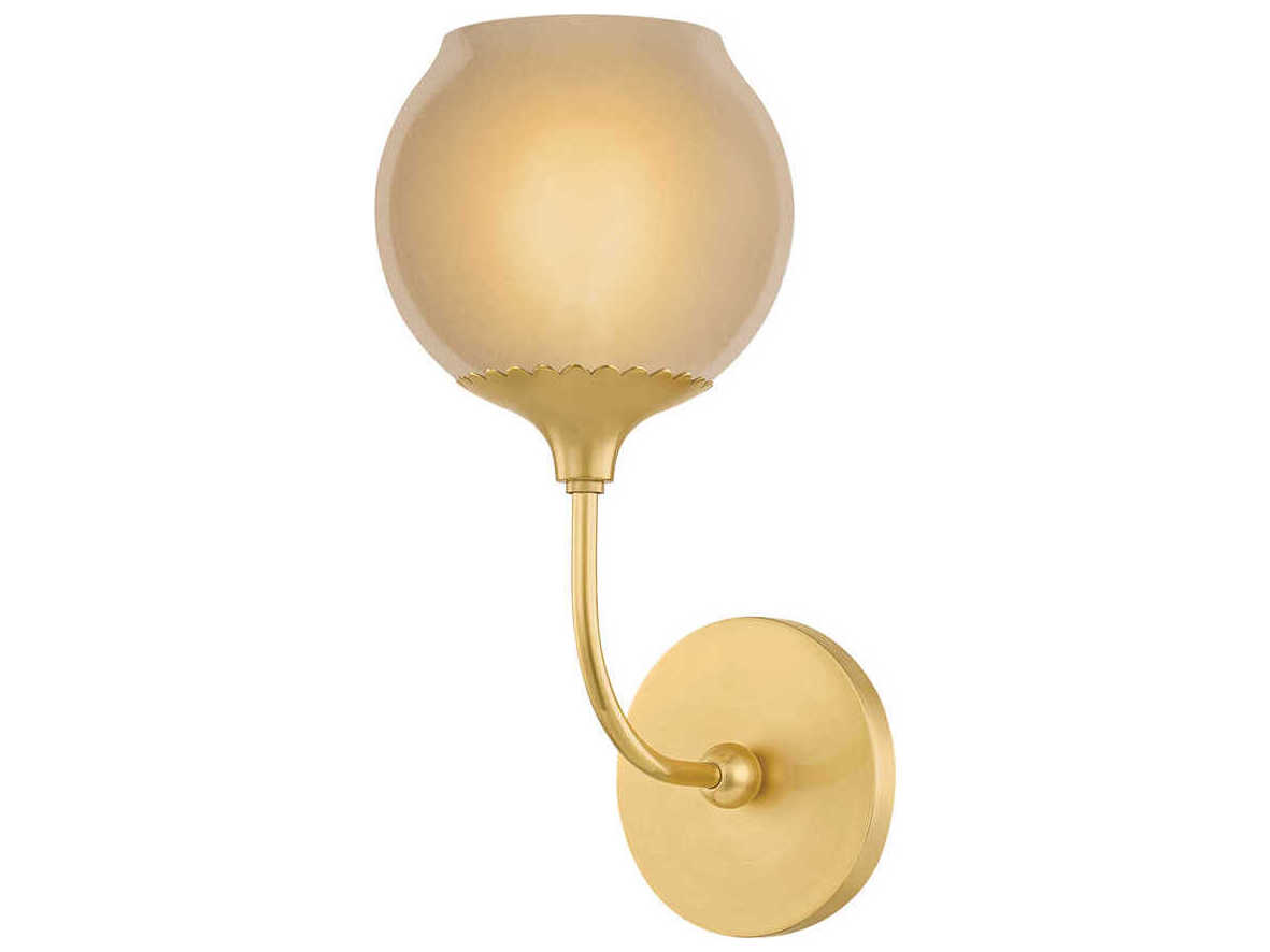 Mitzi Daya 1-Light Aged Brass Wall Sconce