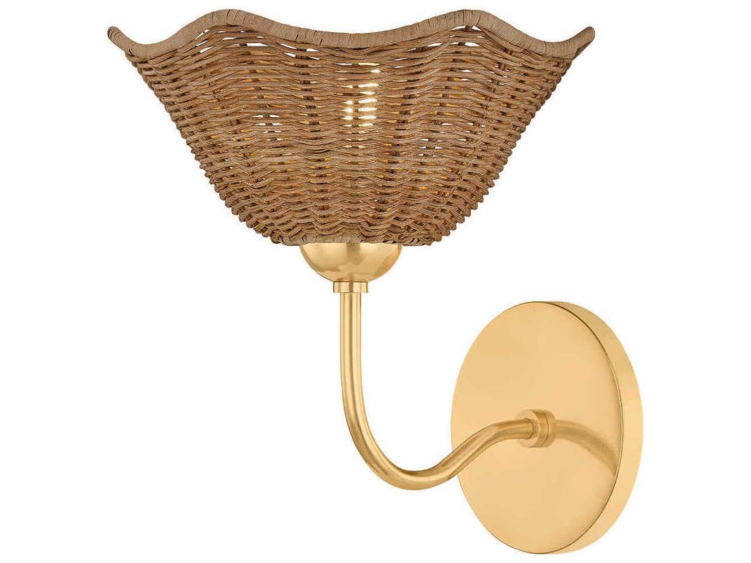 Mitzi Kehlani 1-Light Aged Brass Wall Sconce