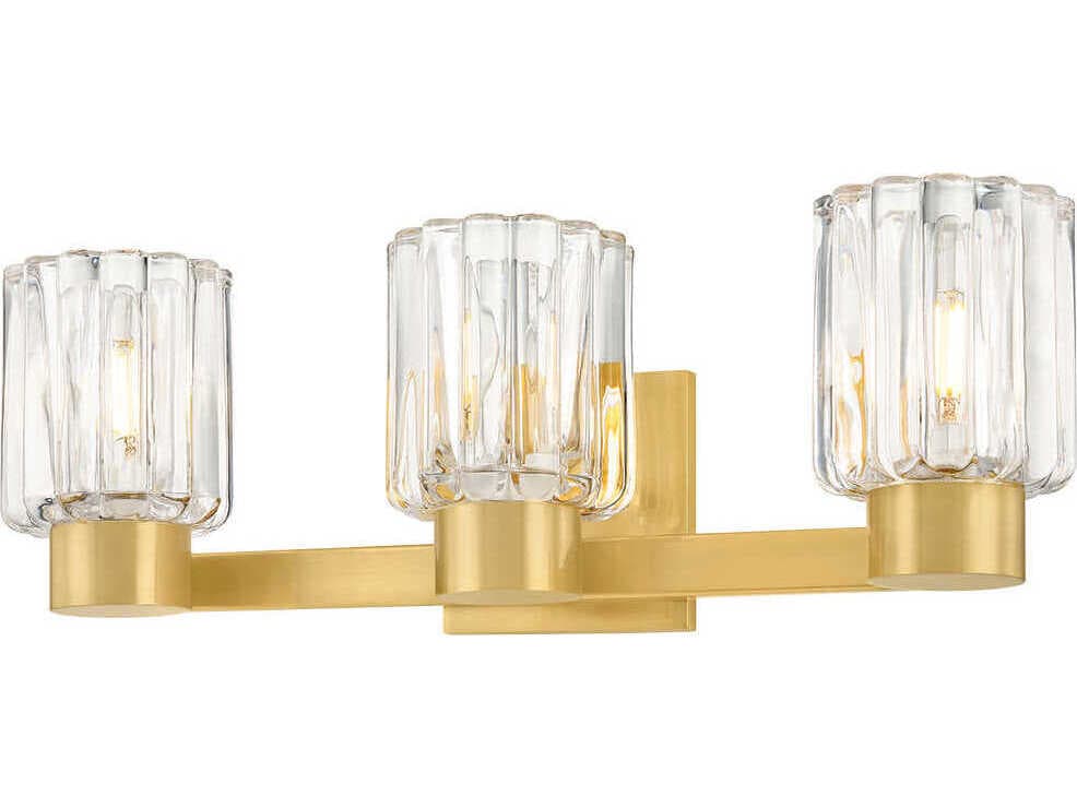 Mitzi Danae 3-Light Aged Brass Vanity Light