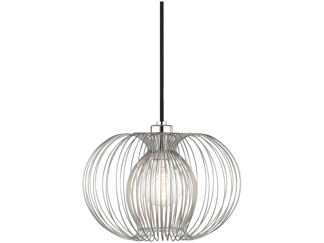 Mitzi Jasmine 1-Light Polished Nickel Mini Pendant