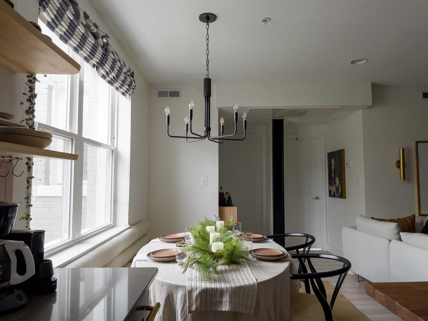 Mitzi Brigitte 6-Light Old Bronze Candelabra Chandelier