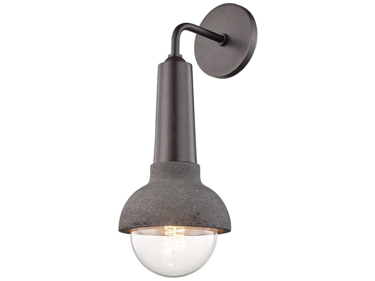 Mitzi Macy 1-Light Old Bronze Gray Wall Sconce