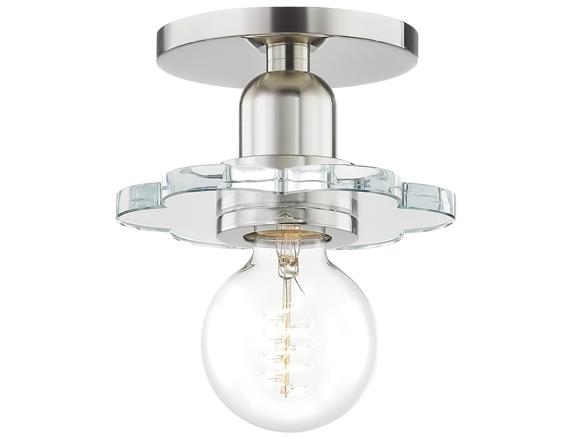 Mitzi Alexa 1-Light Polished Nickel Crystal Wall Sconce