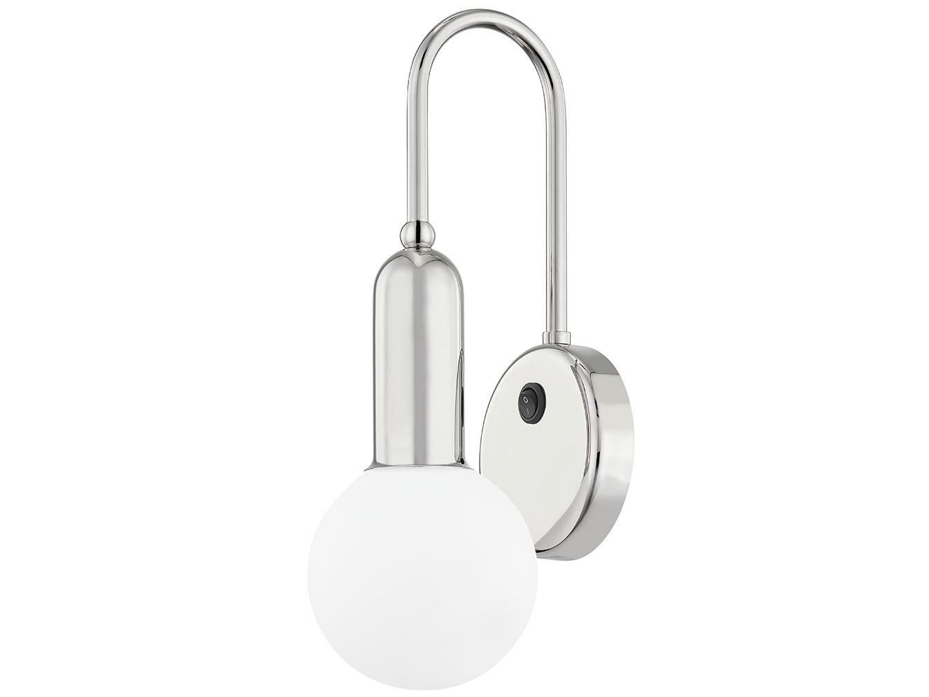 Mitzi Gabby 1-Light Polished Nickel Wall Sconce