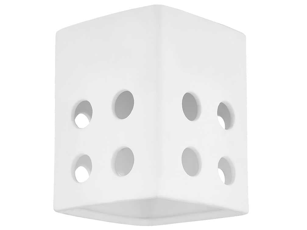 Mitzi Tatum 1-Light Aged Brass & Ceramic Raw Matte White Flush Mount